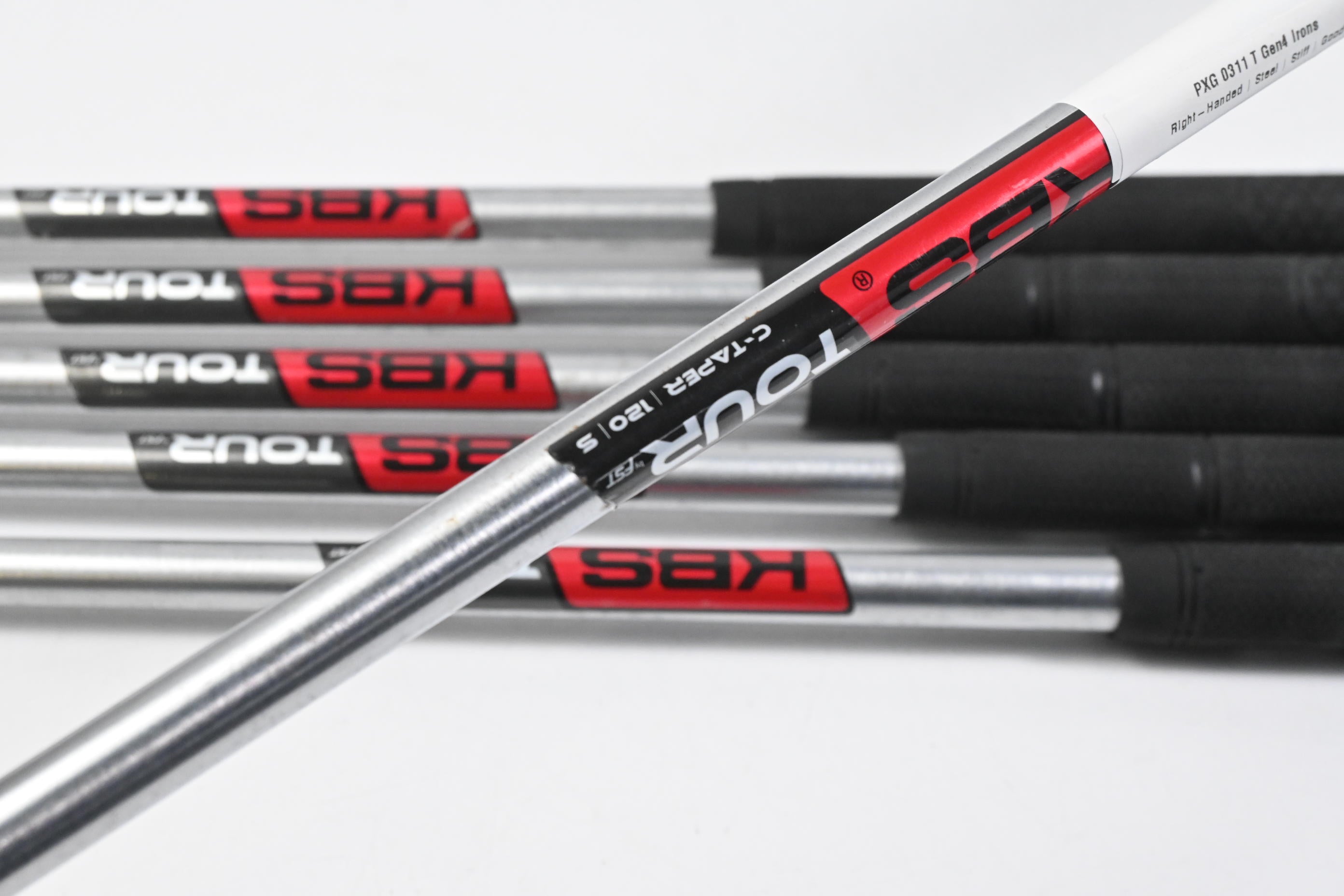 PXG 0311 T Gen4 Irons / 5-PW / Stiff Flex KBS Tour C-Taper 120 Shafts