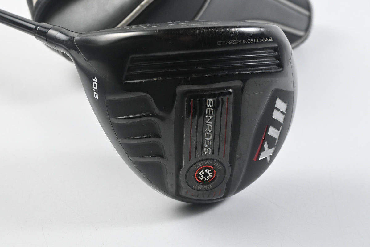 Left Hand Benross HTX Driver / 10.5 Degree / Regular Flex Kuro Kage Black 60