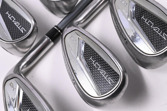 Taylormade Stealth HD Irons / 8-PW+AW+SW / Senior Flex Speeder NX Red 50 Shafts