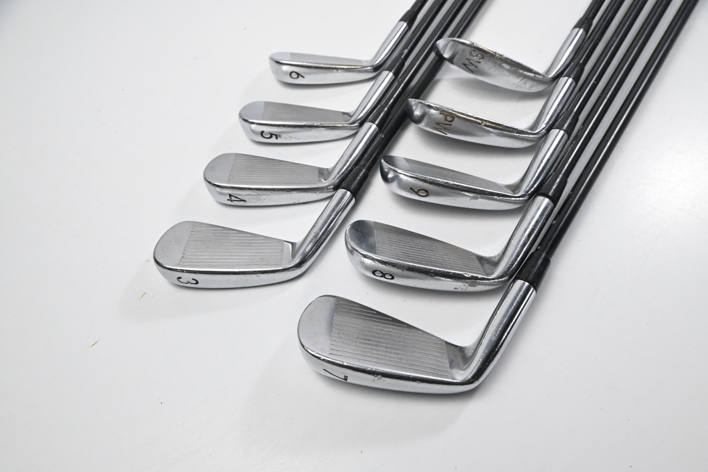 Maxfli Revolution Black Dot Irons / 3-PW+SW / Stiff Flex EI-70 Shafts
