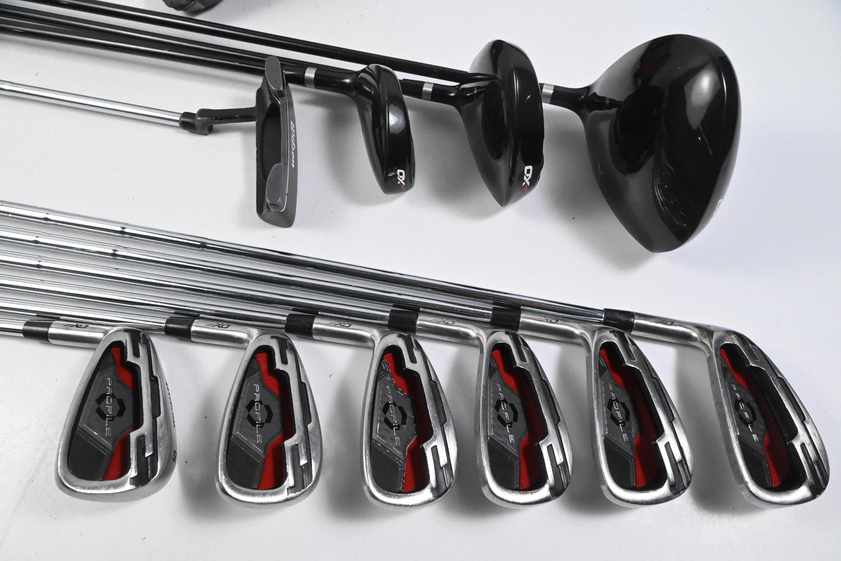 Left Hand Wilson Profile Package Set / Woods, Irons, Putter, Bag
