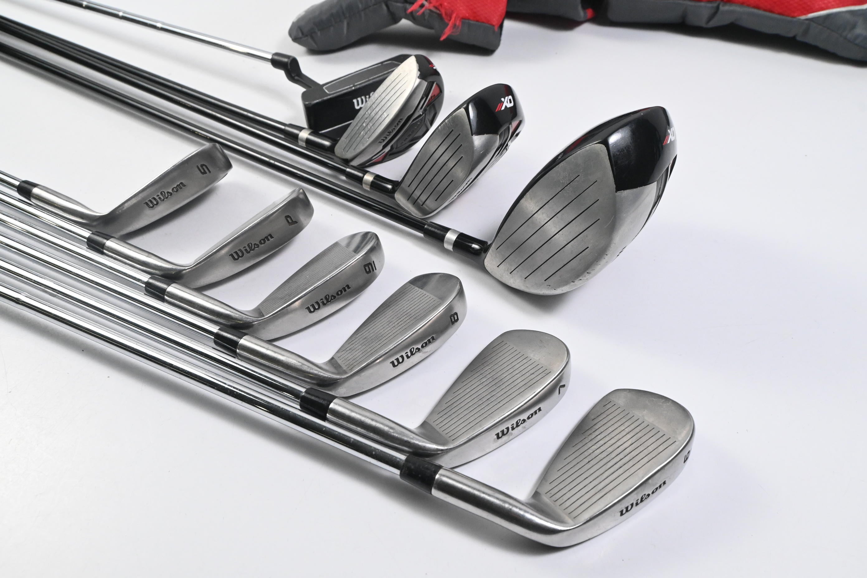 Left Hand Wilson Profile Package Set / Woods, Irons, Putter, Bag
