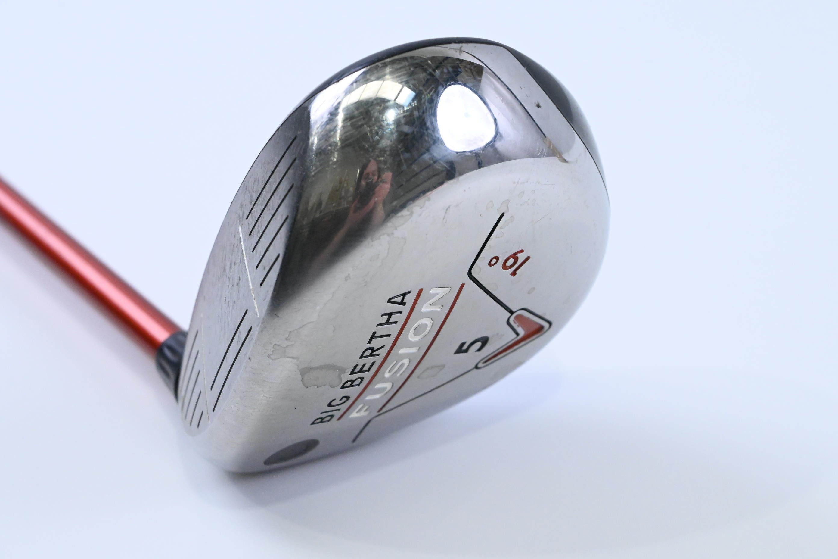Left Hand Callaway Big Bertha Fusion #5 Wood / 19 Degree / Regular Flex Aldila