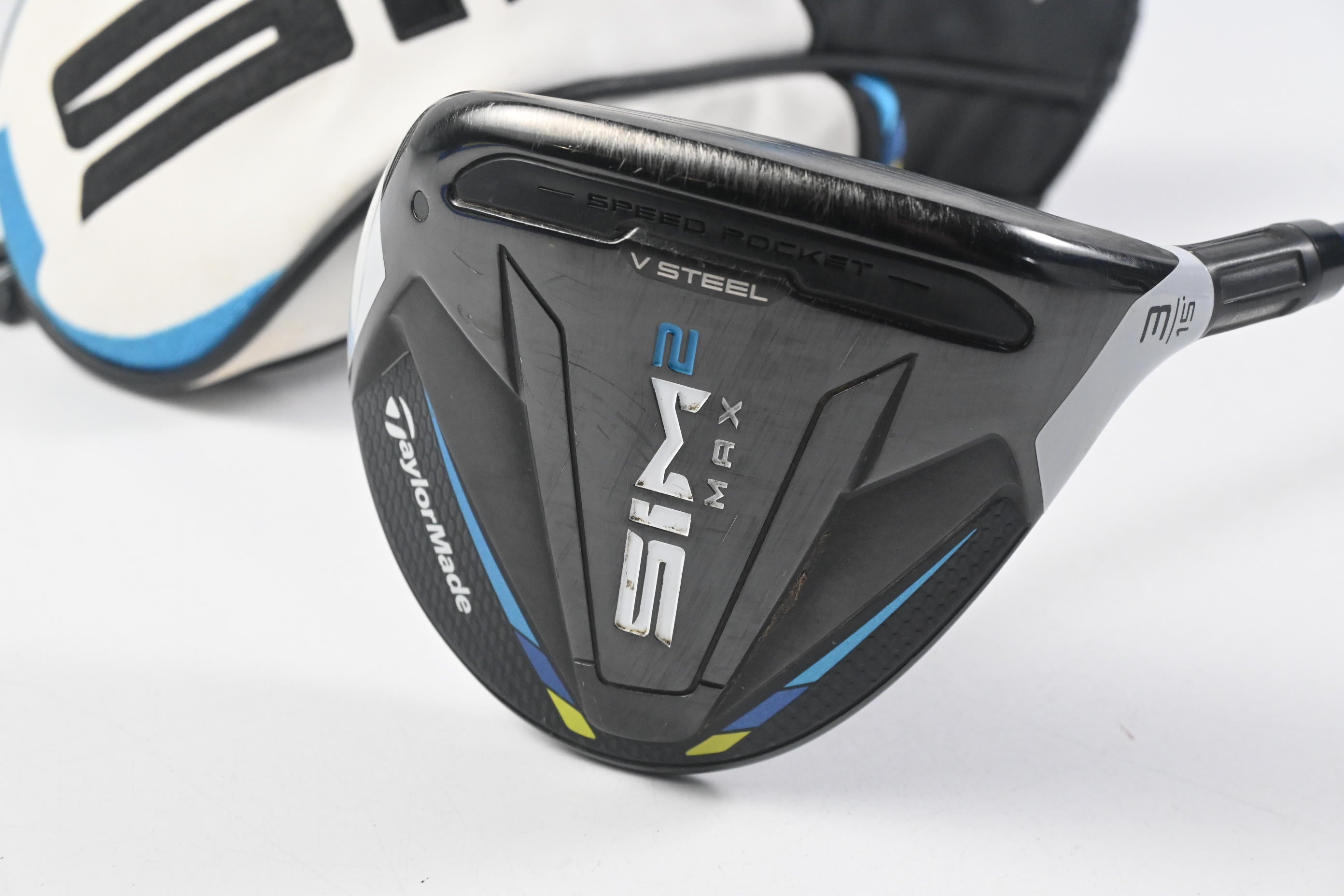 Taylormade SIM2 Max #3 Wood / 15 Degree / Stiff Flex Fujikura Ventus Blue 6