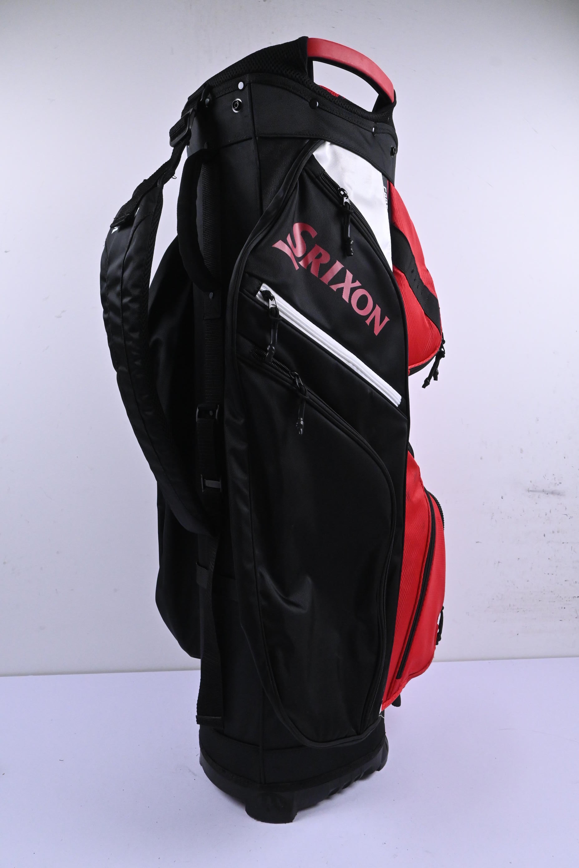 Srixon Cart Bag / 14-Way Divider / Black, Red & White