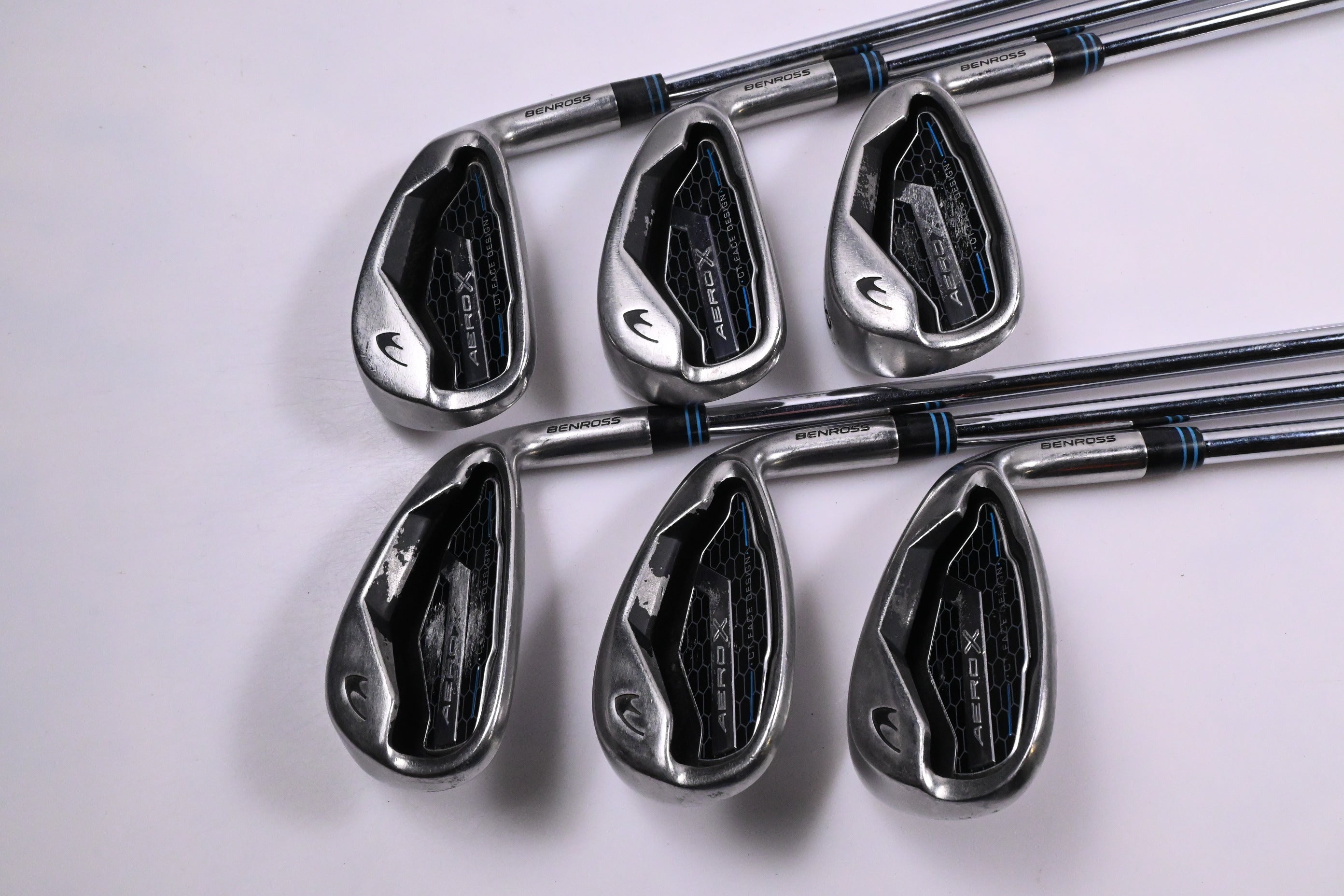 Benross Aero X Irons / 6-PW+SW / Regular Flex KBS Tour 90 Shafts
