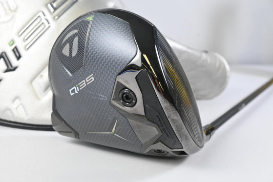 Taylormade Qi35 LS Driver / 9 Degree / Stiff Flex Kai'li Dark Waves White 60