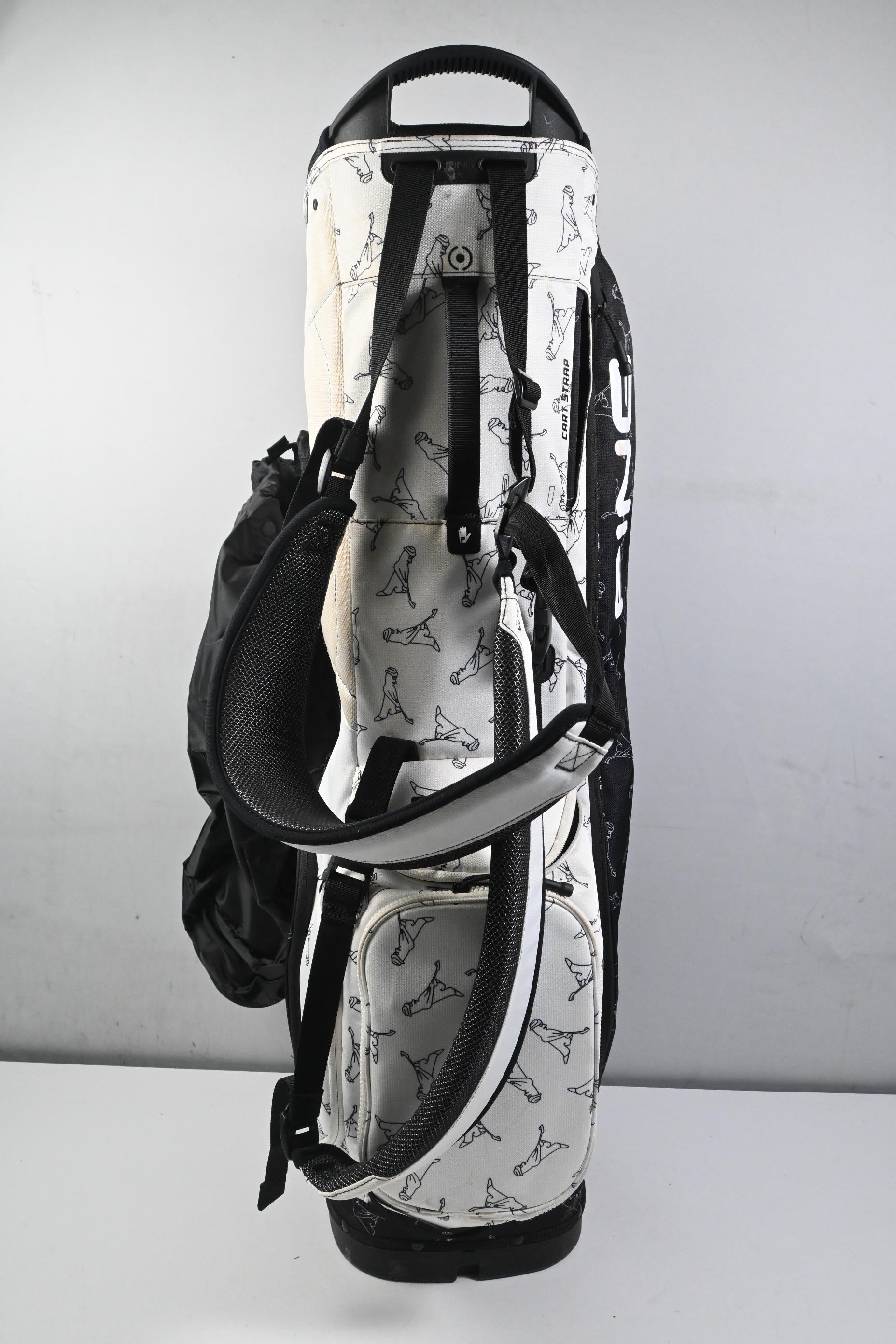 Ping Hoofer Stand Bag / 4-Way Divider / Black & White