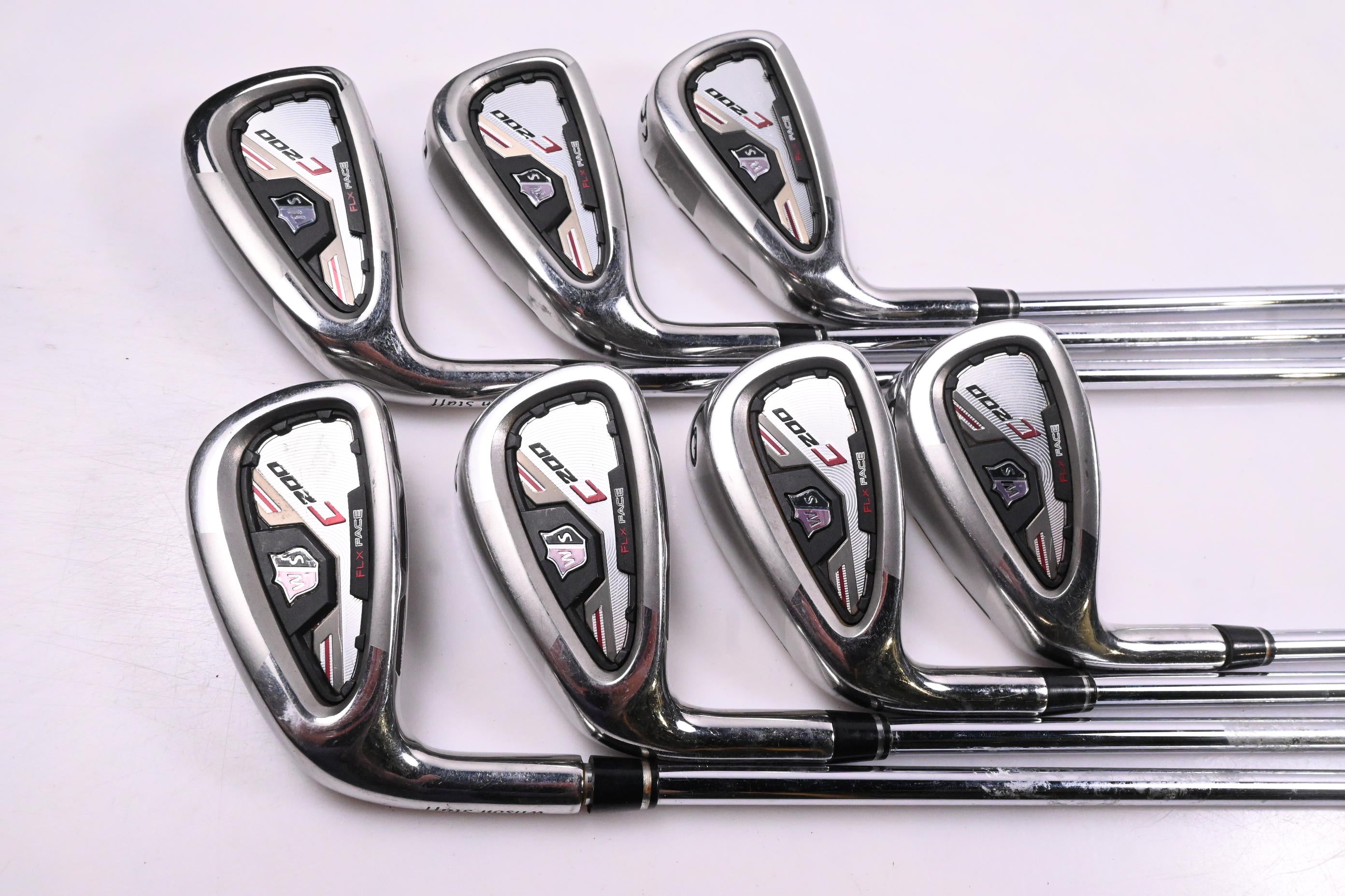 Left Hand Wilson C200 Irons / 4-PW / Regular Flex KBS Tour 90 Shafts