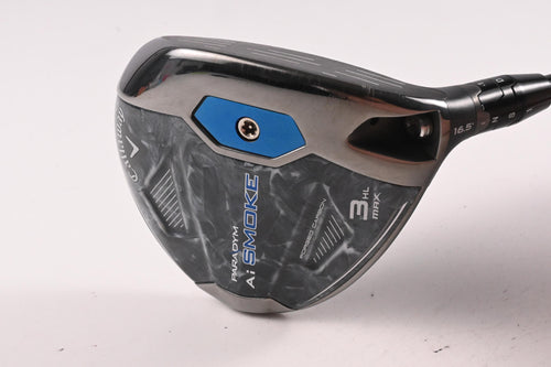 Callaway Paradym Ai Smoke Max #3 Wood / 16.5 Degree / X-Flex Denali Black 70