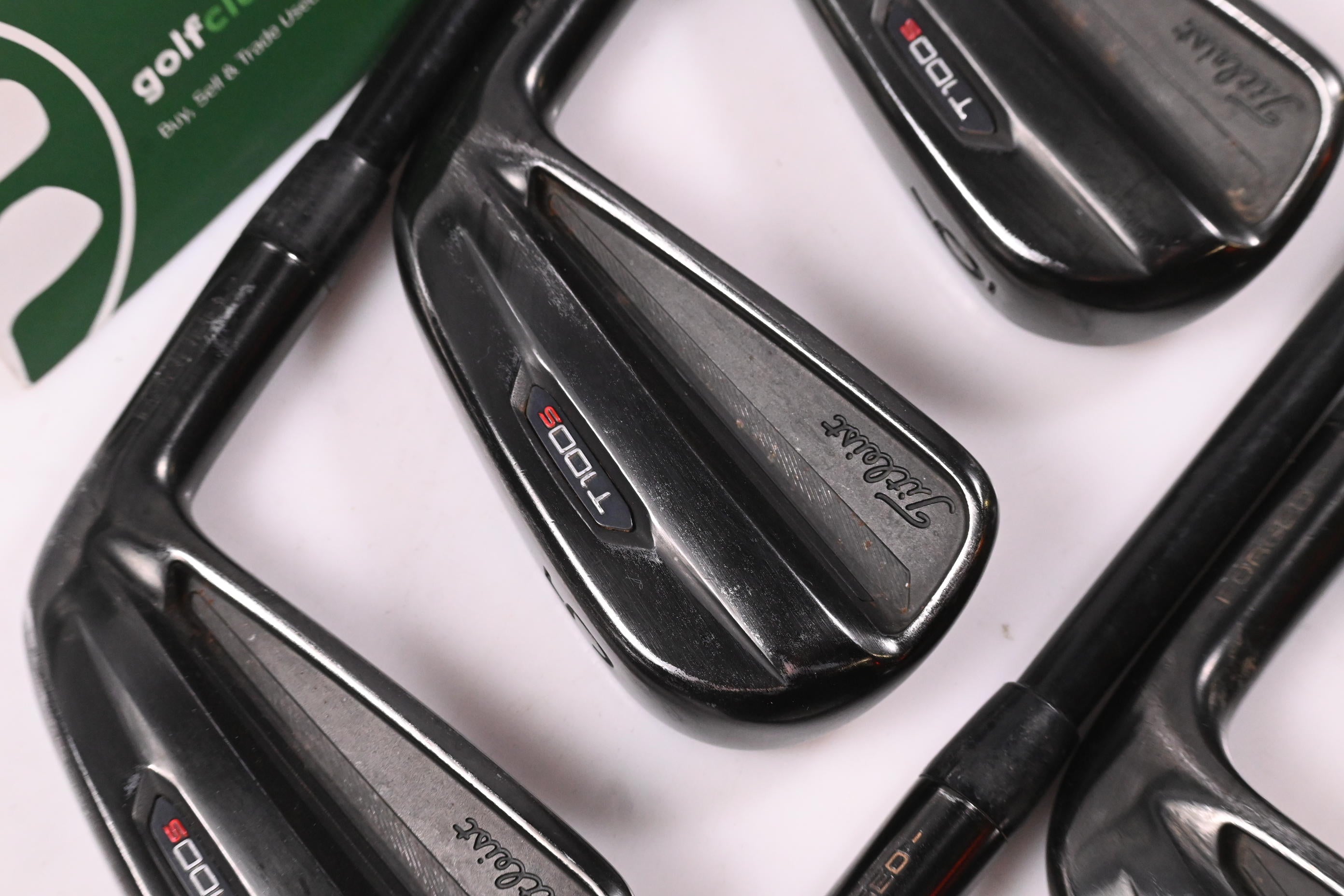 Titleist T100.S Ltd Edition Black Irons / 4-9i / Stiff Flex AMT Red S300 Shafts