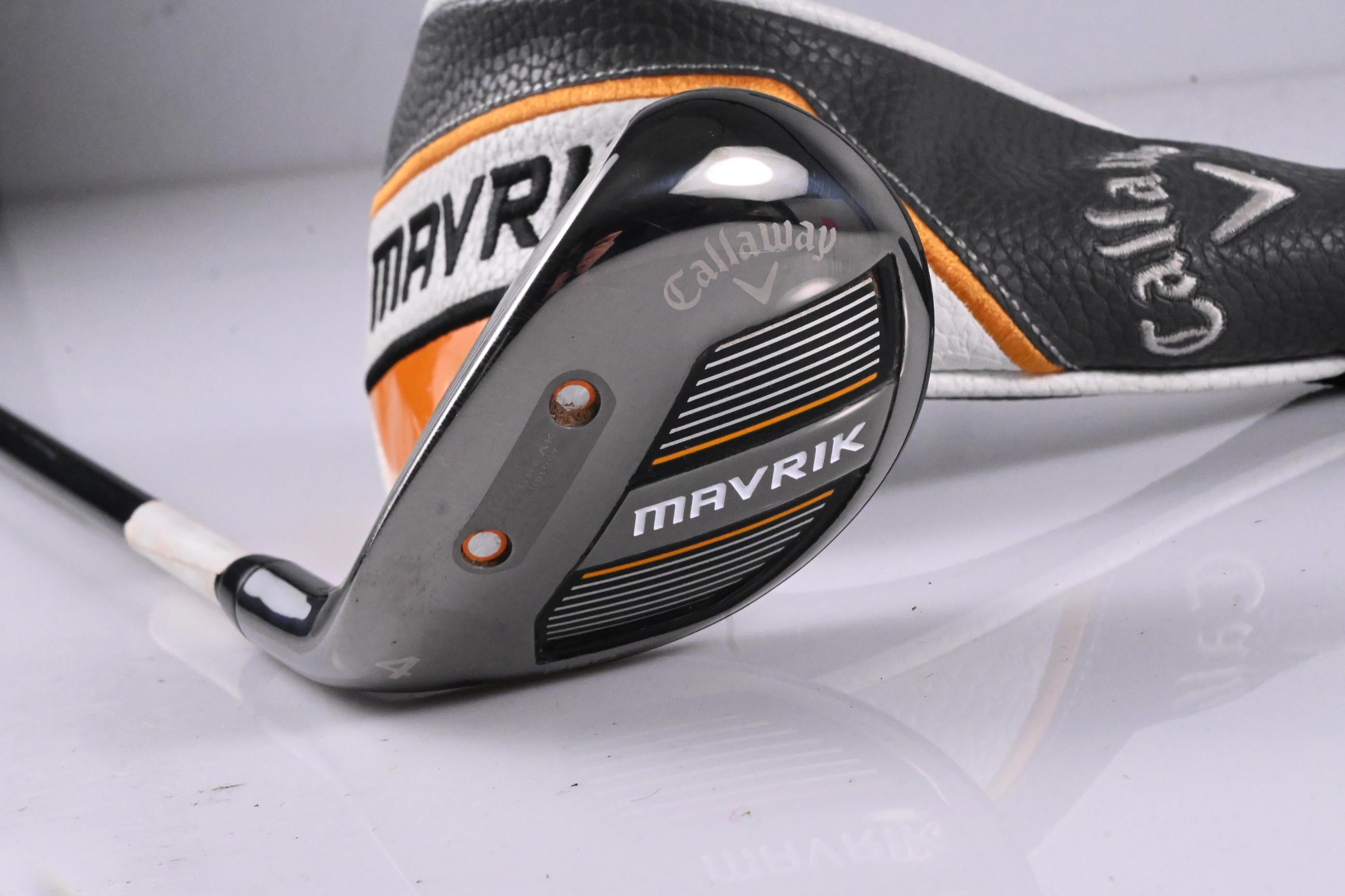 Left Hand Callaway Mavrik Pro #4 Hybrid / 23 Degree / Stiff Flex Tensei AV Blue