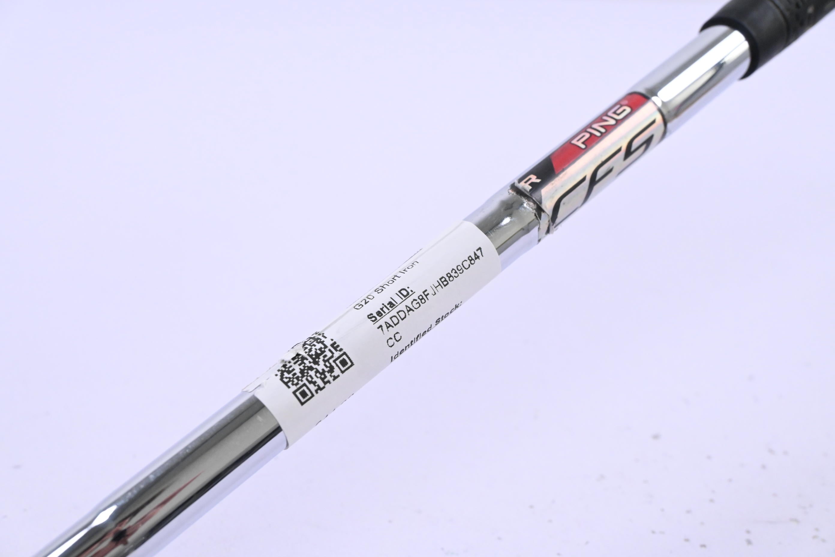 Ping G20 #8 Iron / Black Dot / Regular Flex Ping CFS Shaft