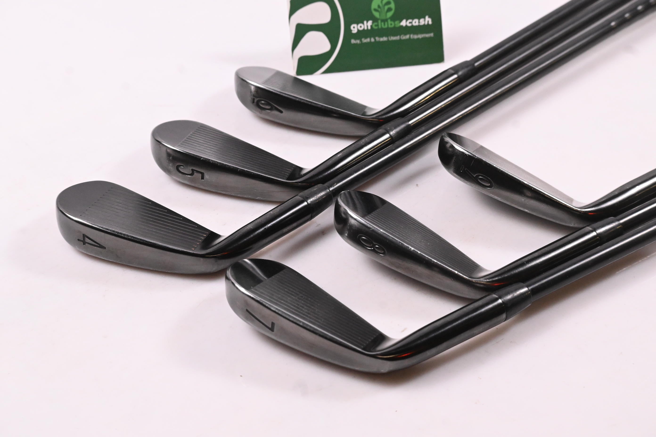 Titleist T100.S Ltd Edition Black Irons / 4-9i / Stiff Flex AMT Red S300 Shafts