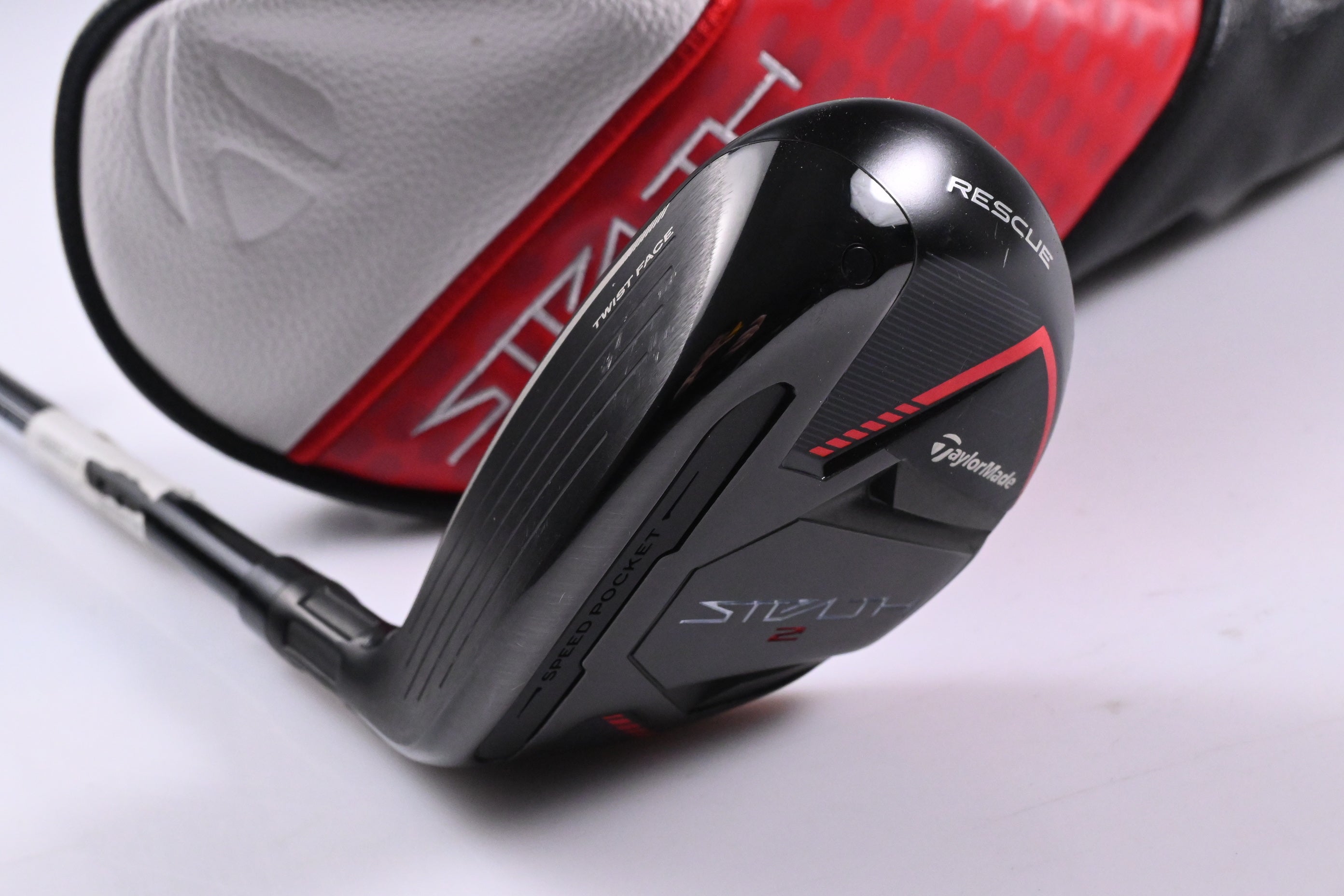 Left Hand Taylormade Stealth 2 #4 Hybrid / 22 Degree / Regular Flex Ventus TR 6