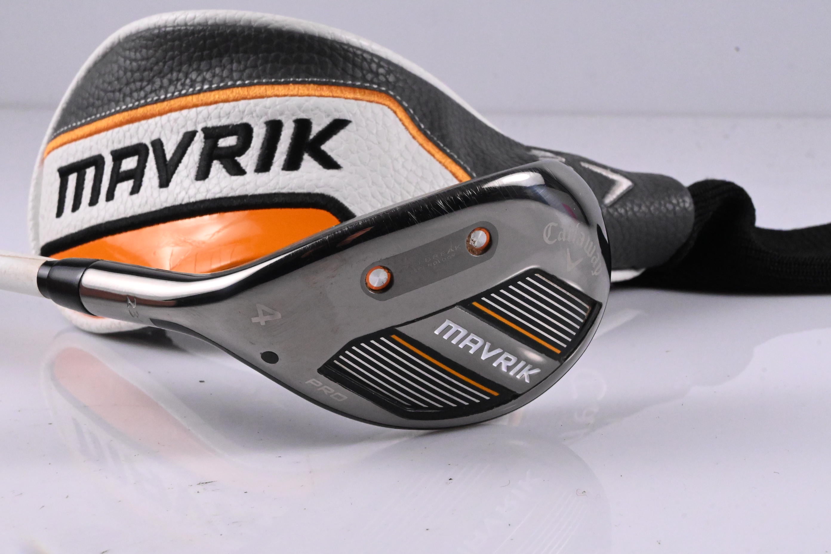 Left Hand Callaway Mavrik Pro #4 Hybrid / 23 Degree / Stiff Flex Tensei AV Blue