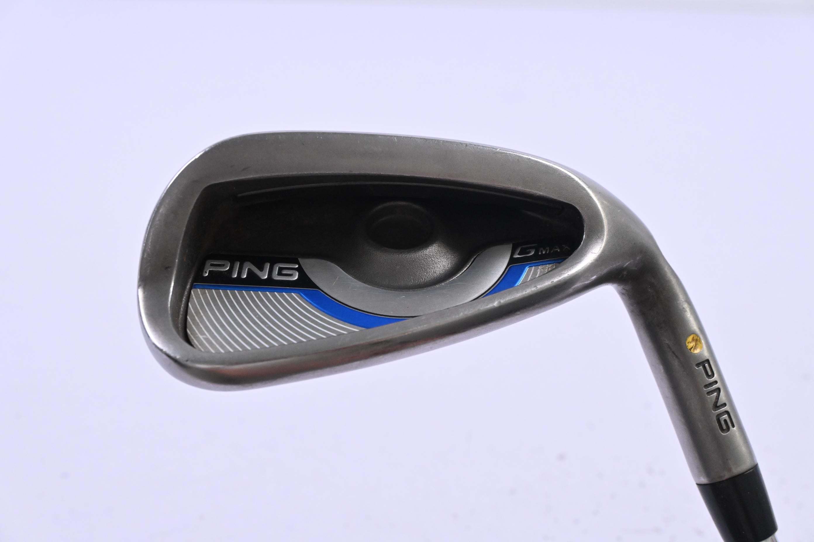 Ping GMax #9 Iron / Yellow Dot / Regular Flex Ping CFS Distance Shaft