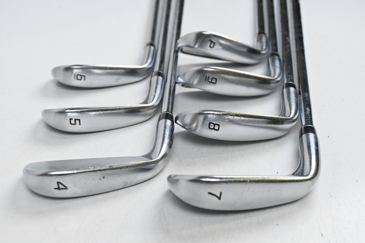 Cobra King Forged One Length Irons / 4-PW / Stiff Flex AMT Tour White Shafts