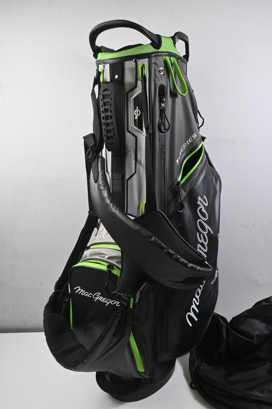 MacGregor 7-Series Stand Bag / 7-Way Divider / Black & Grey