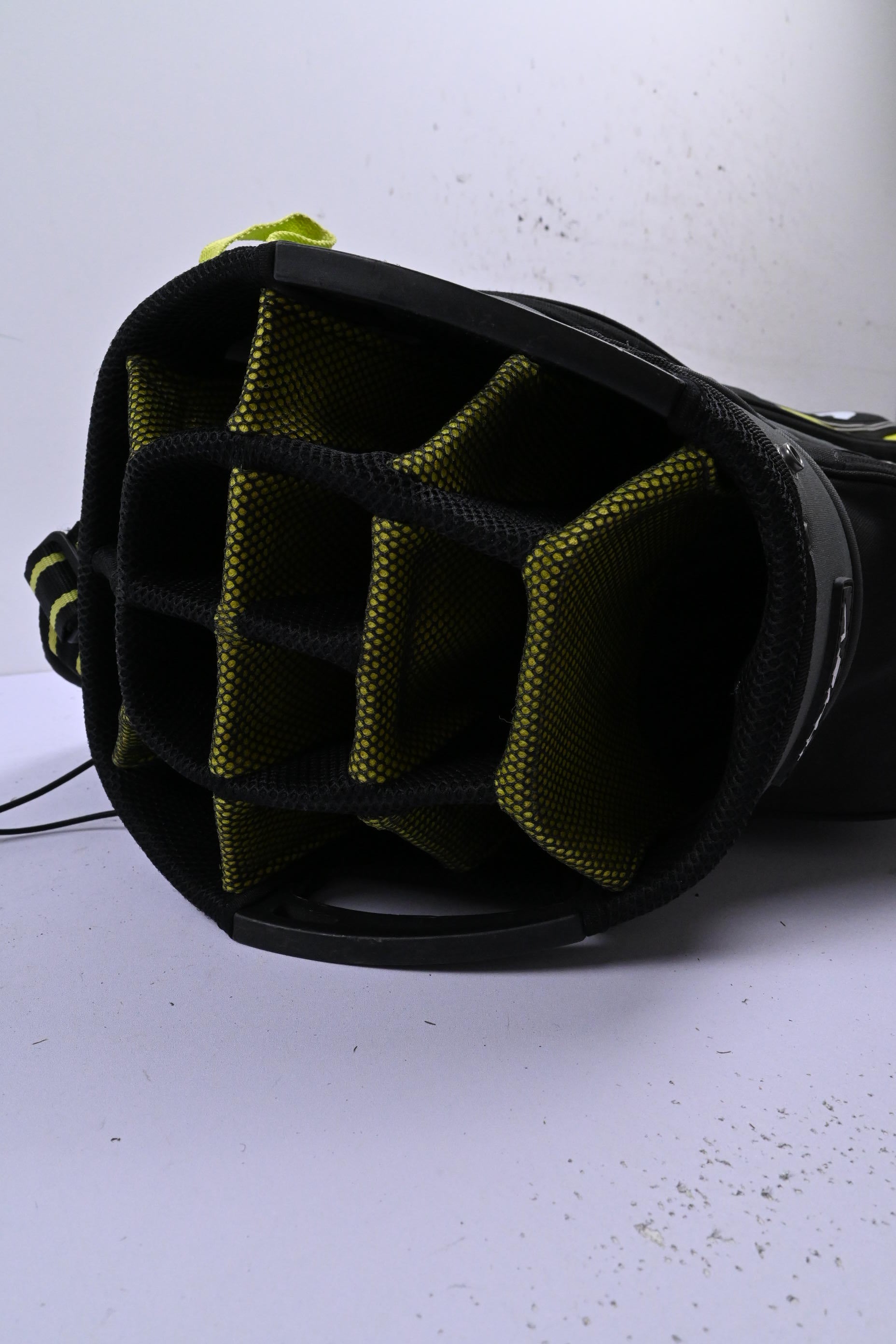 Callaway Chev 14+ Cart Bag / 14-Way Divider / Black, Grey & Green