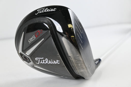 Titleist 915 D2 Driver / 9 Degree / Stiff Flex Aldila Rogue Black 75 Shaft