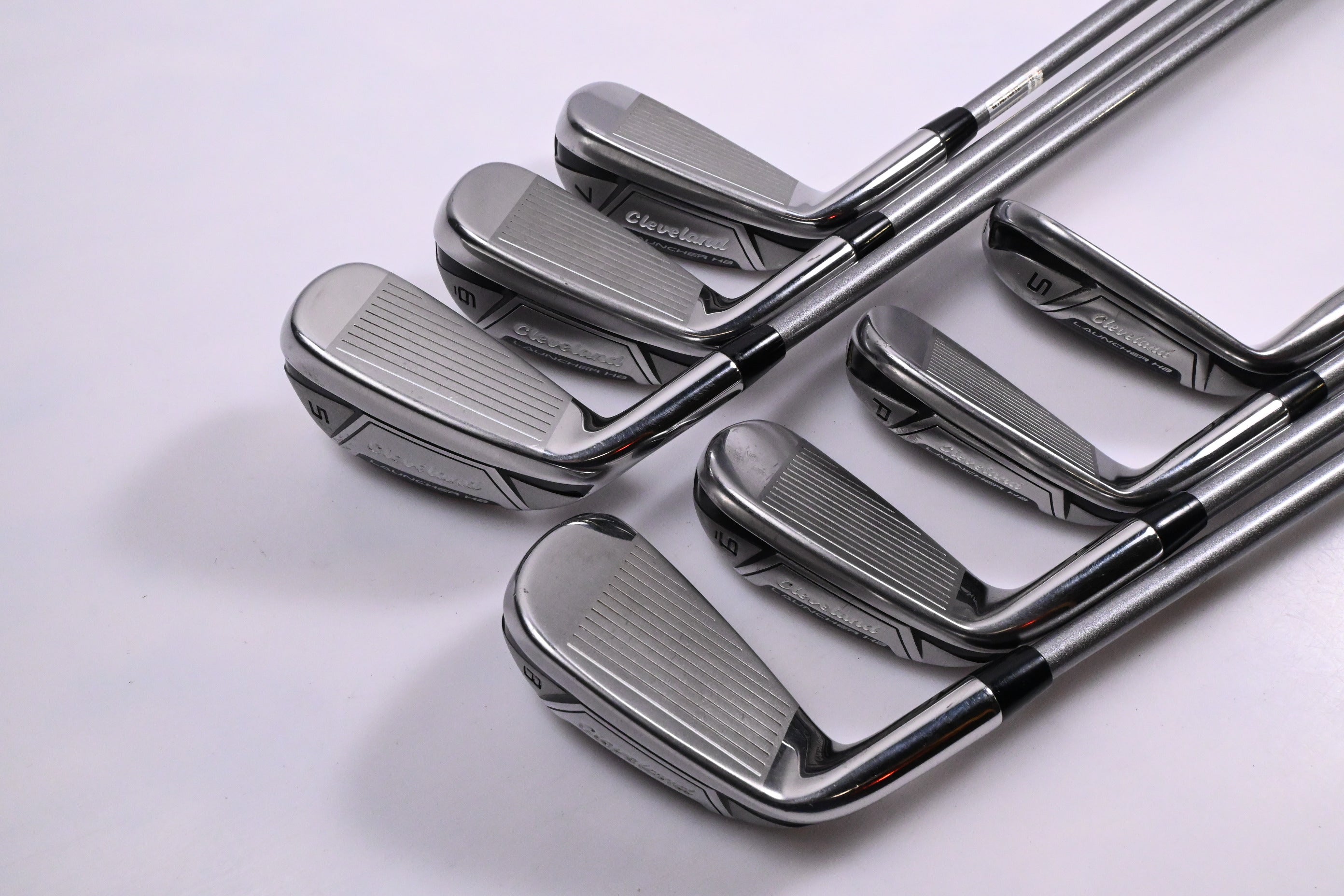 Ladies Cleveland Launcher HB Irons / 5-PW+SW / Ladies Flex Miyazaki C.Kua 4