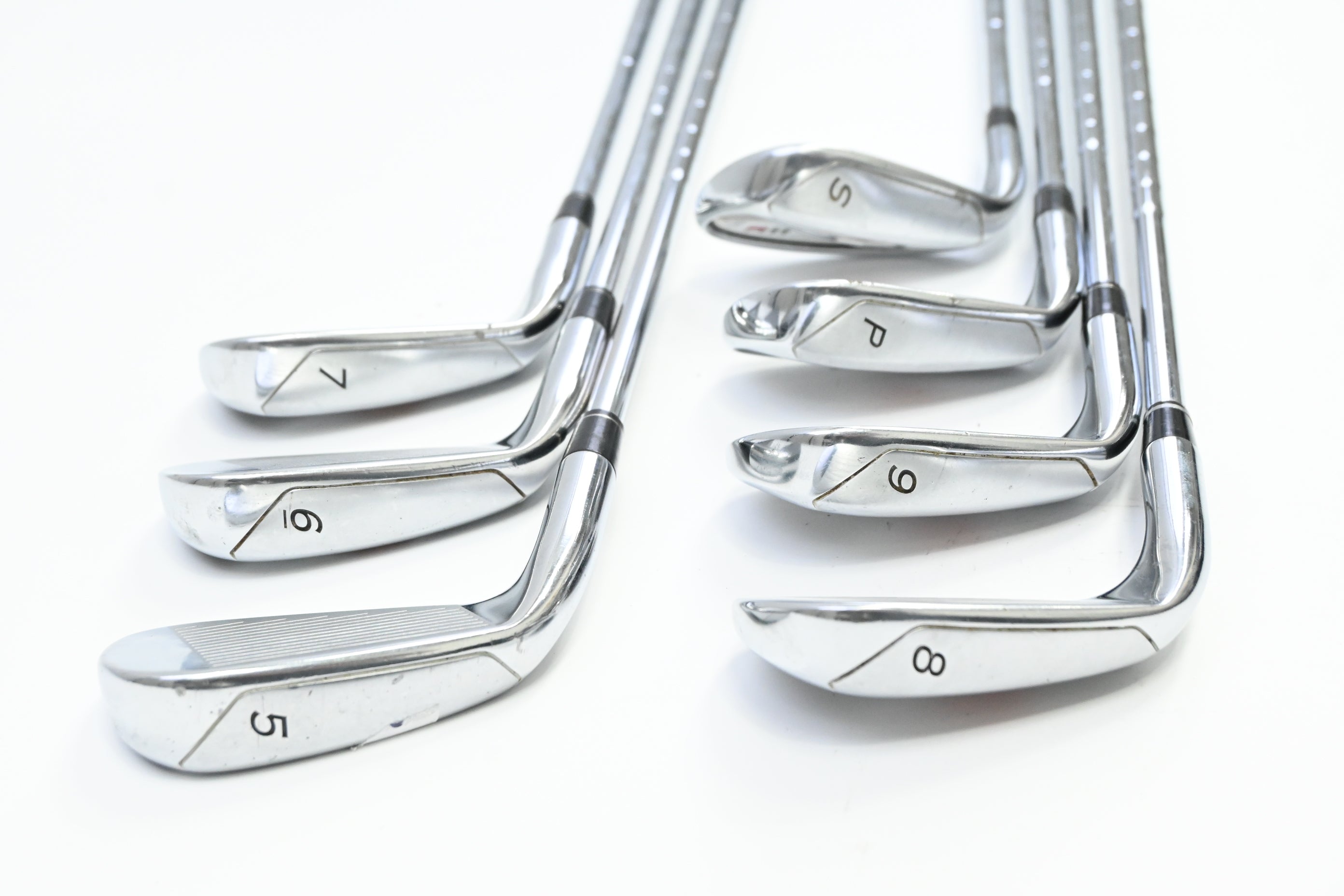 Taylormade R11 Irons / 5-PW+SW / Stiff Flex KBS 90 Shafts