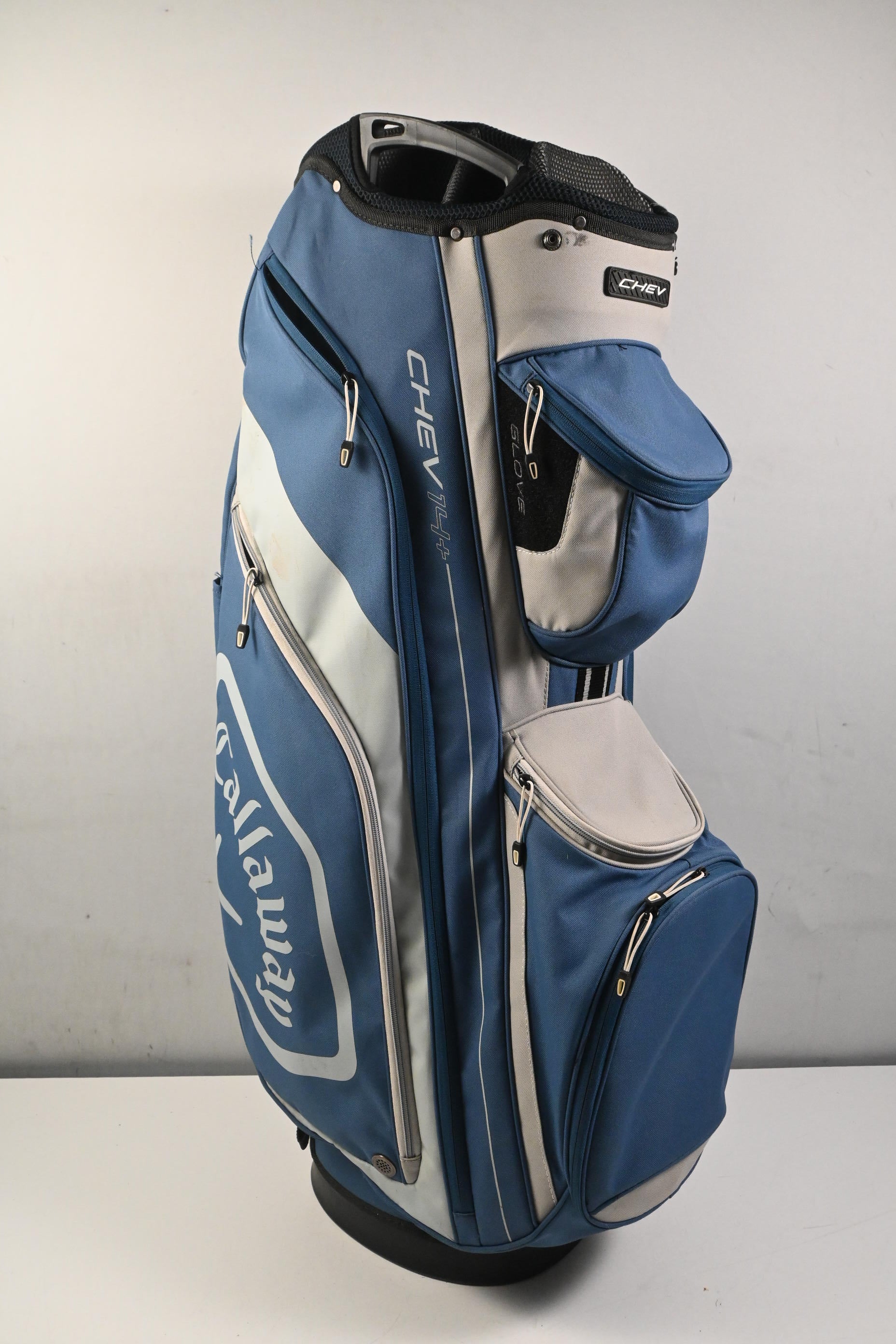 Callaway Chev 14+ Cart Bag / 14-Way Divider / Blue & Grey