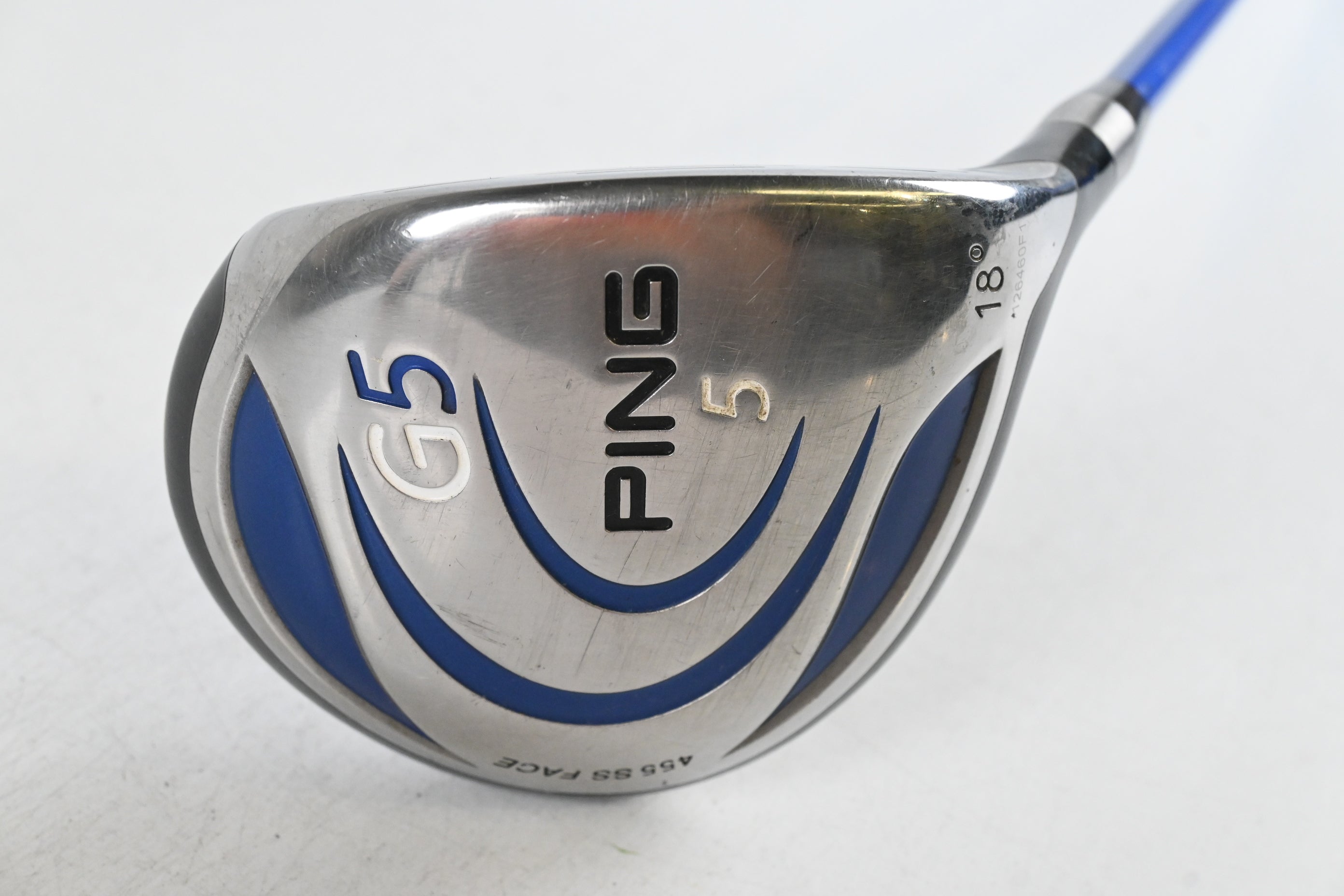 Ping G5 #5 Wood / 18 Degree / Regular Flex Grafalloy ProLaunch Blue 75 Shaft