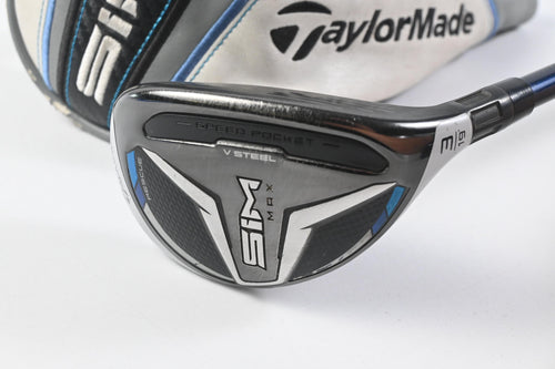 Taylormade SIM Max #3 Hybrid / 19 Degree / Stiff Flex Ventus Blue 7 Shaft