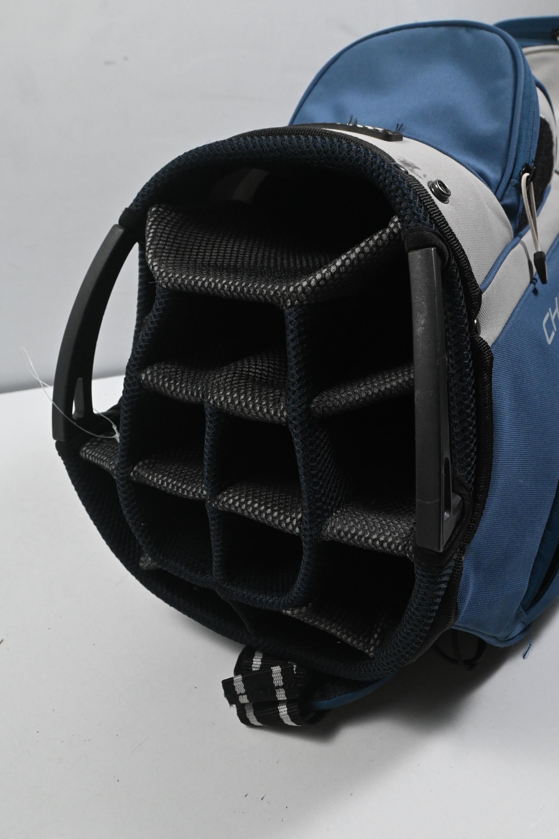 Callaway Chev 14+ Cart Bag / 14-Way Divider / Blue & Grey