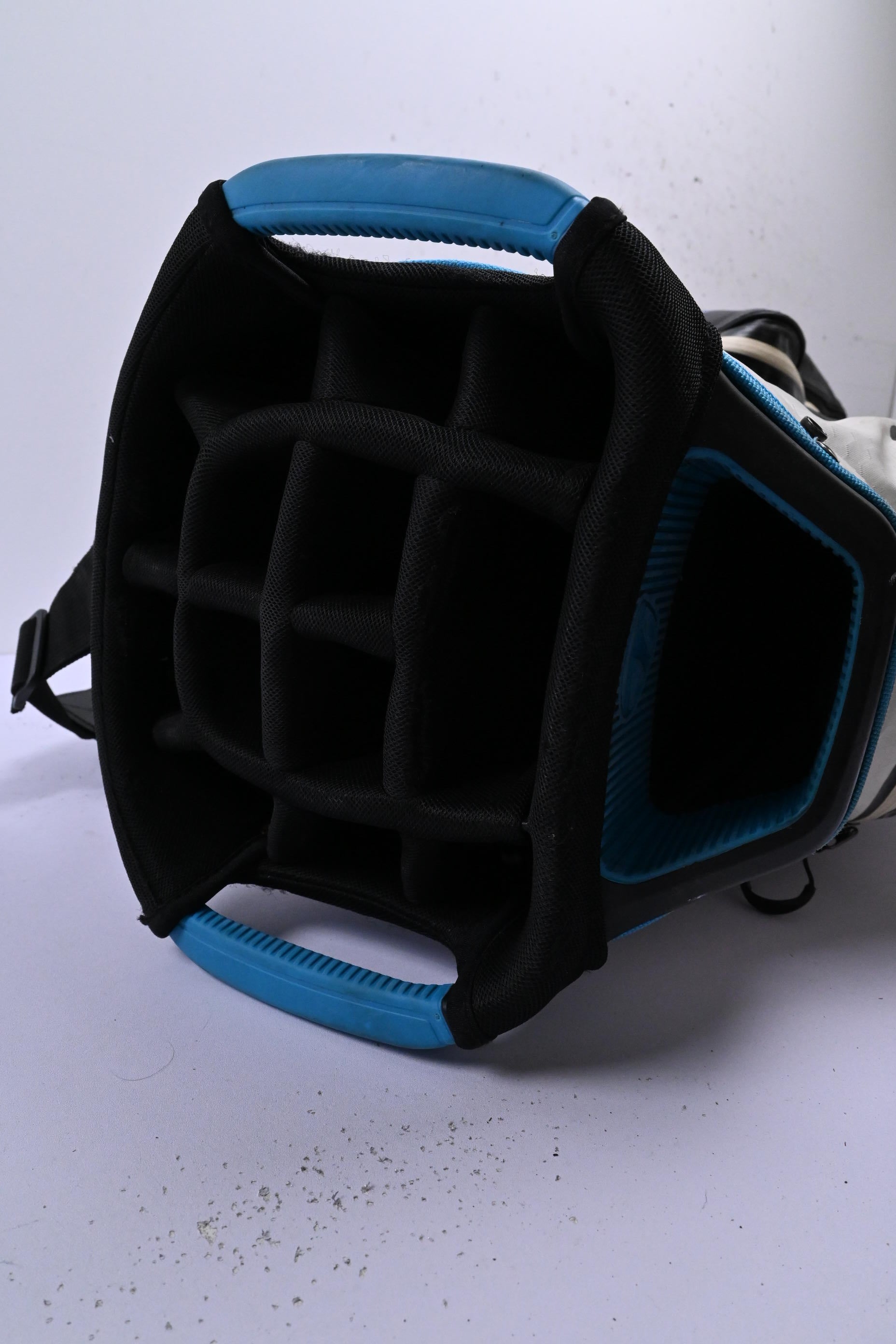 Taylormade Storm Dry Cart Bag / 14-Way Divider / Black, White & Blue