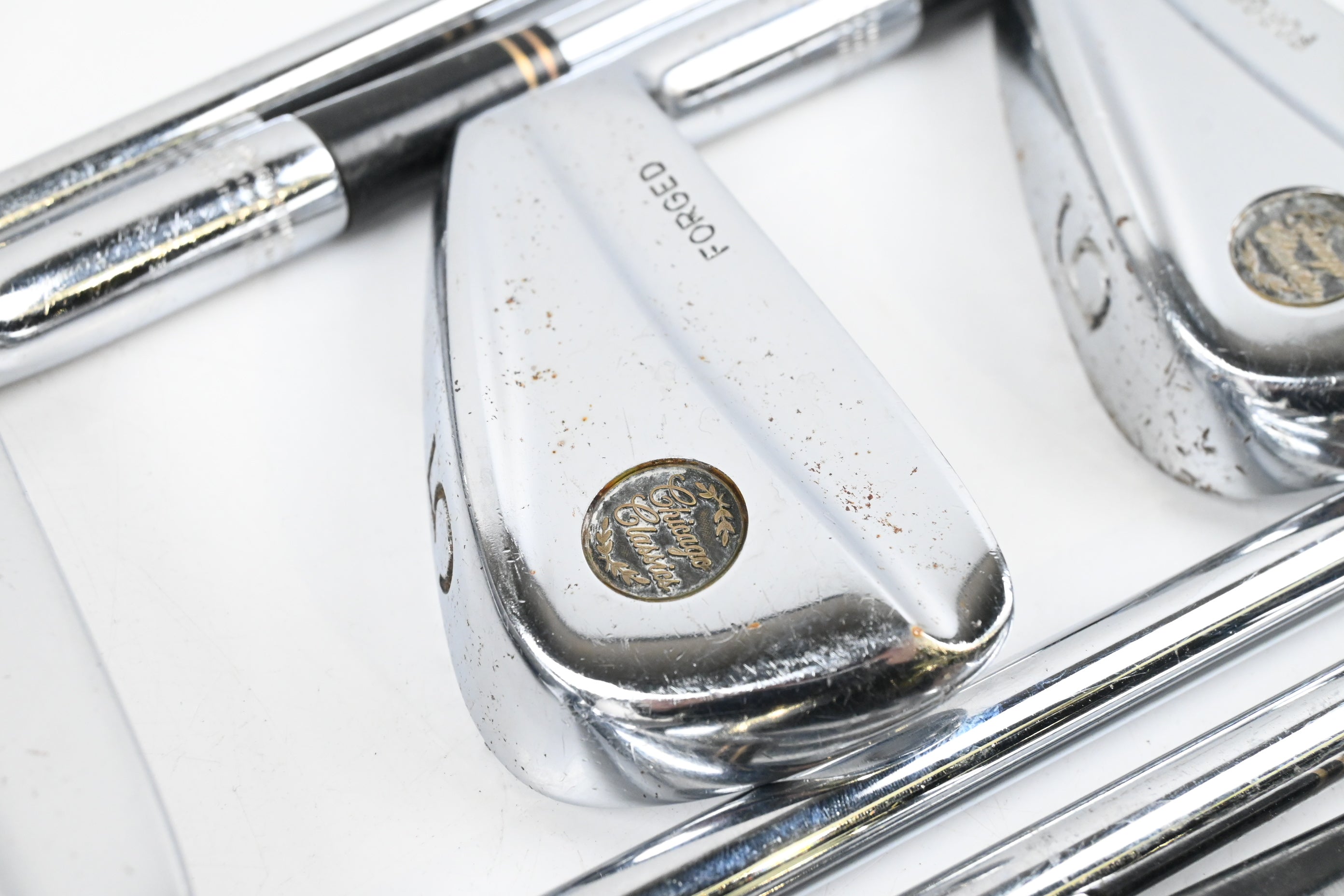 Chicago Classical Forged Irons / 3-PW+SW / Stiff Flex Steel Shafts