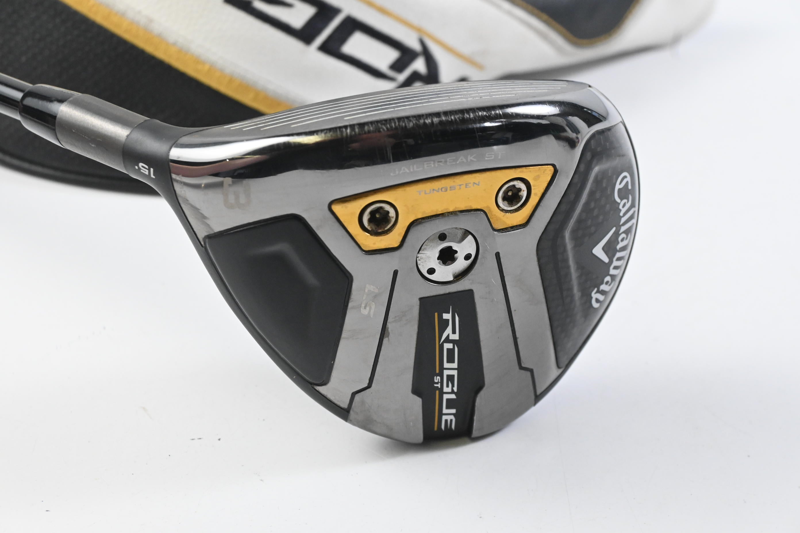 Left Hand Callaway Rogue ST LS #3 Wood / 15 Degree / Stiff Flex Tensei AV Blue