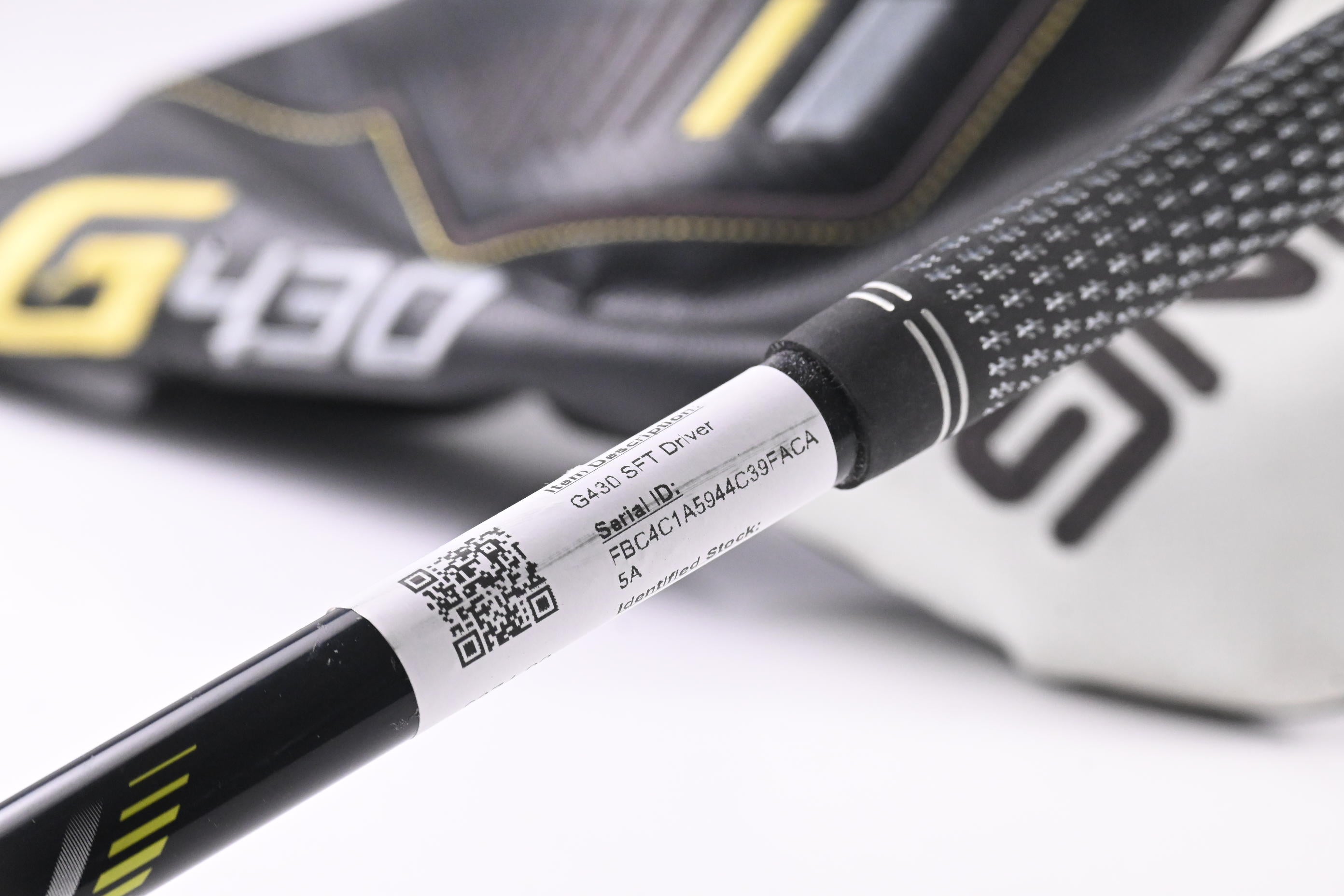 Ping G430 SFT Driver / 10.5 Degree / Senior Flex Ping Alta CB Black 65 Shaft