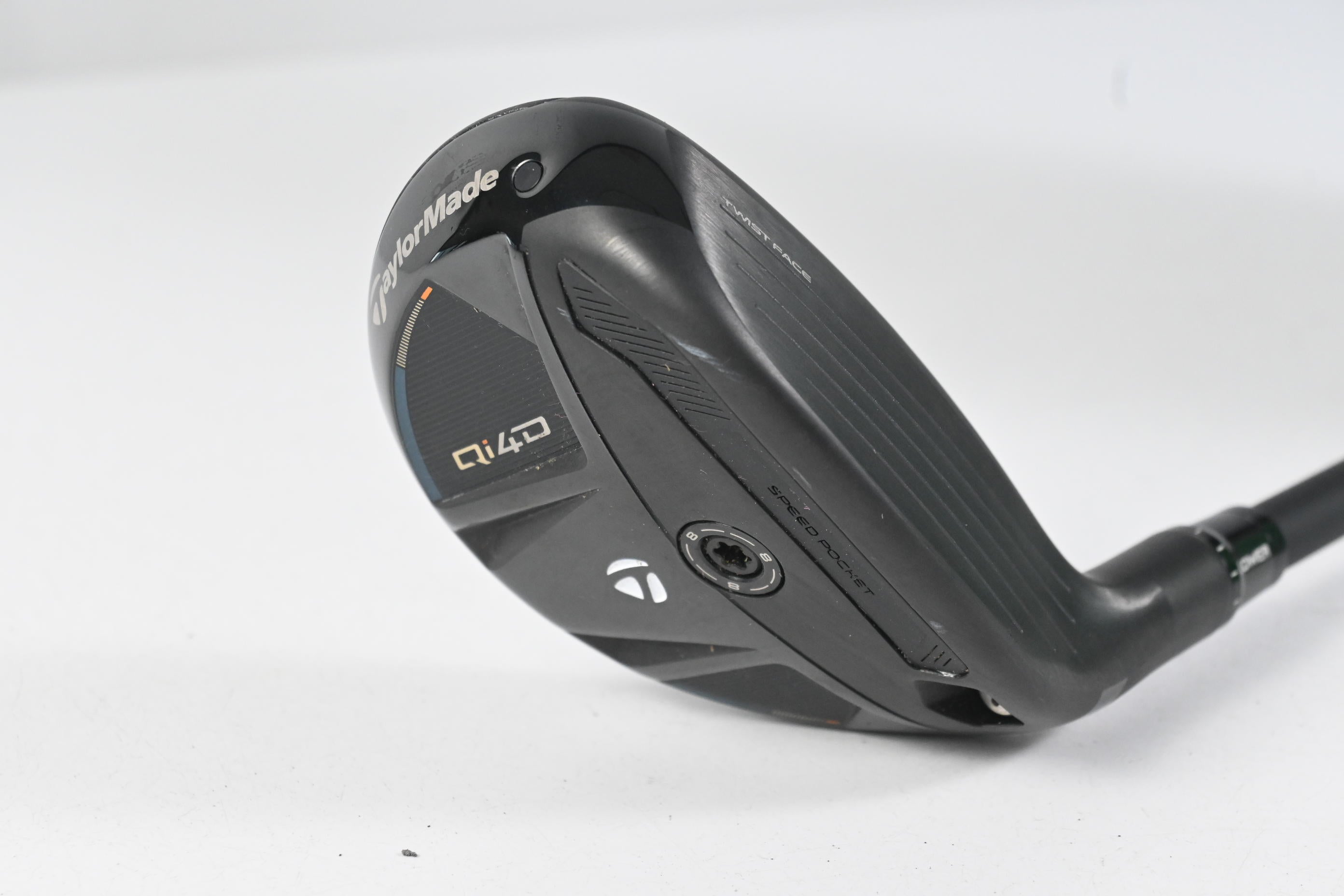 Taylormade Qi4D #4 Hybrid / 22 Degree / Senior Flex REAX By KBS White 55 Shaft