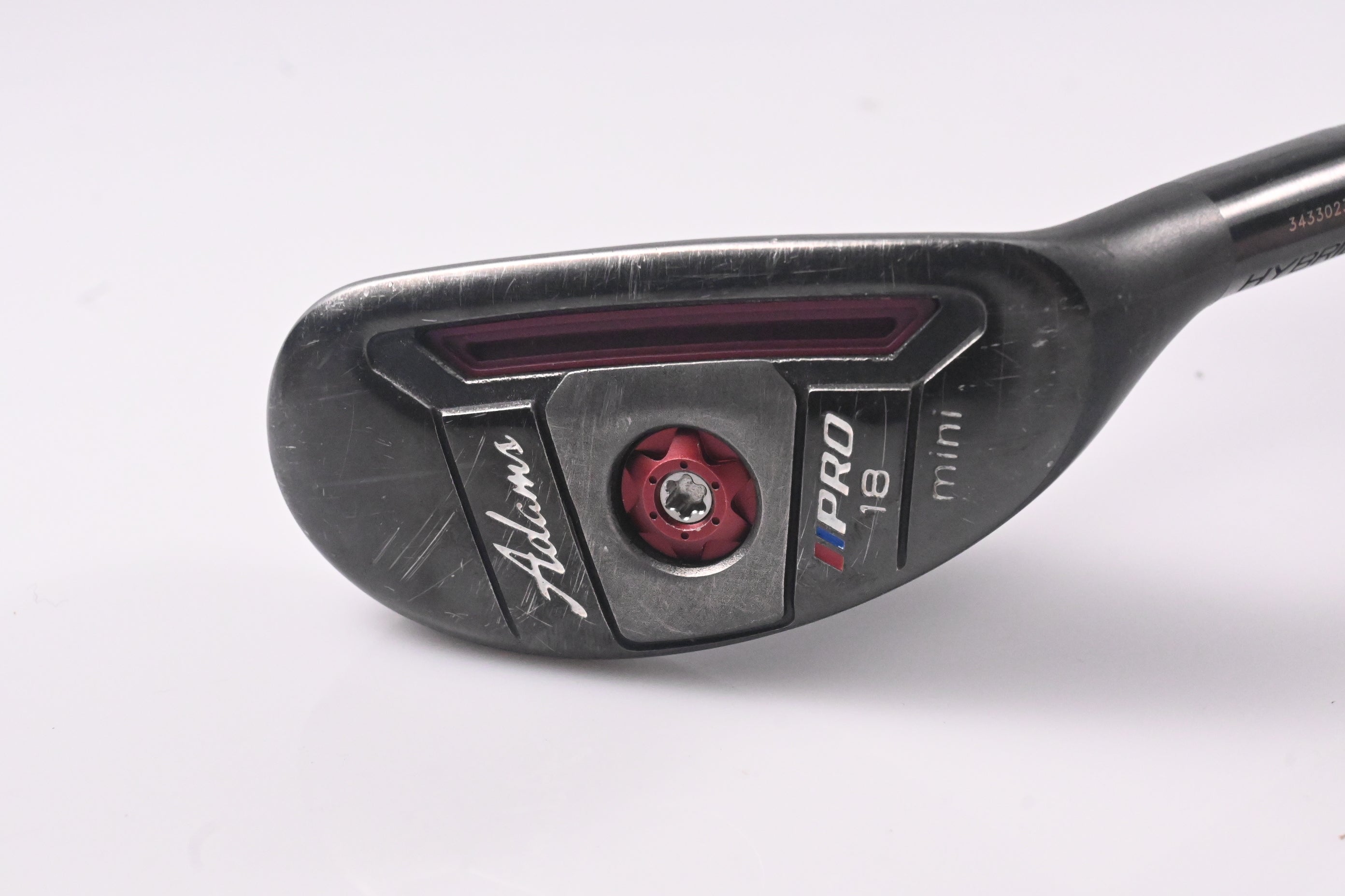 Adams Pro Mini #3 Hybrid / 18 Degree / Regular Flex Aldila Tour Green 85 Shaft