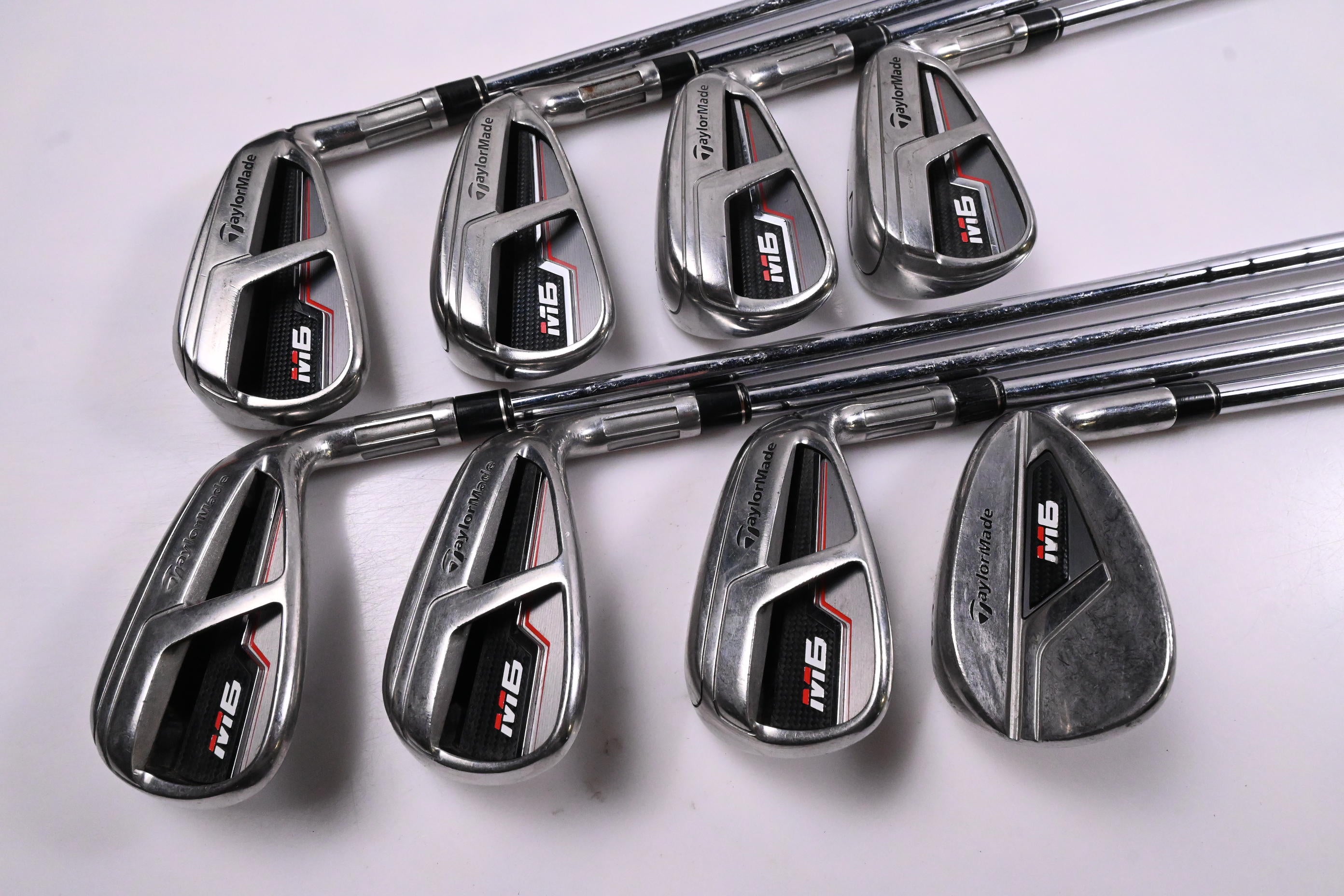 Taylormade M6 Irons / 4-PW+SW / Regular Flex KBS MAX 85 Shafts