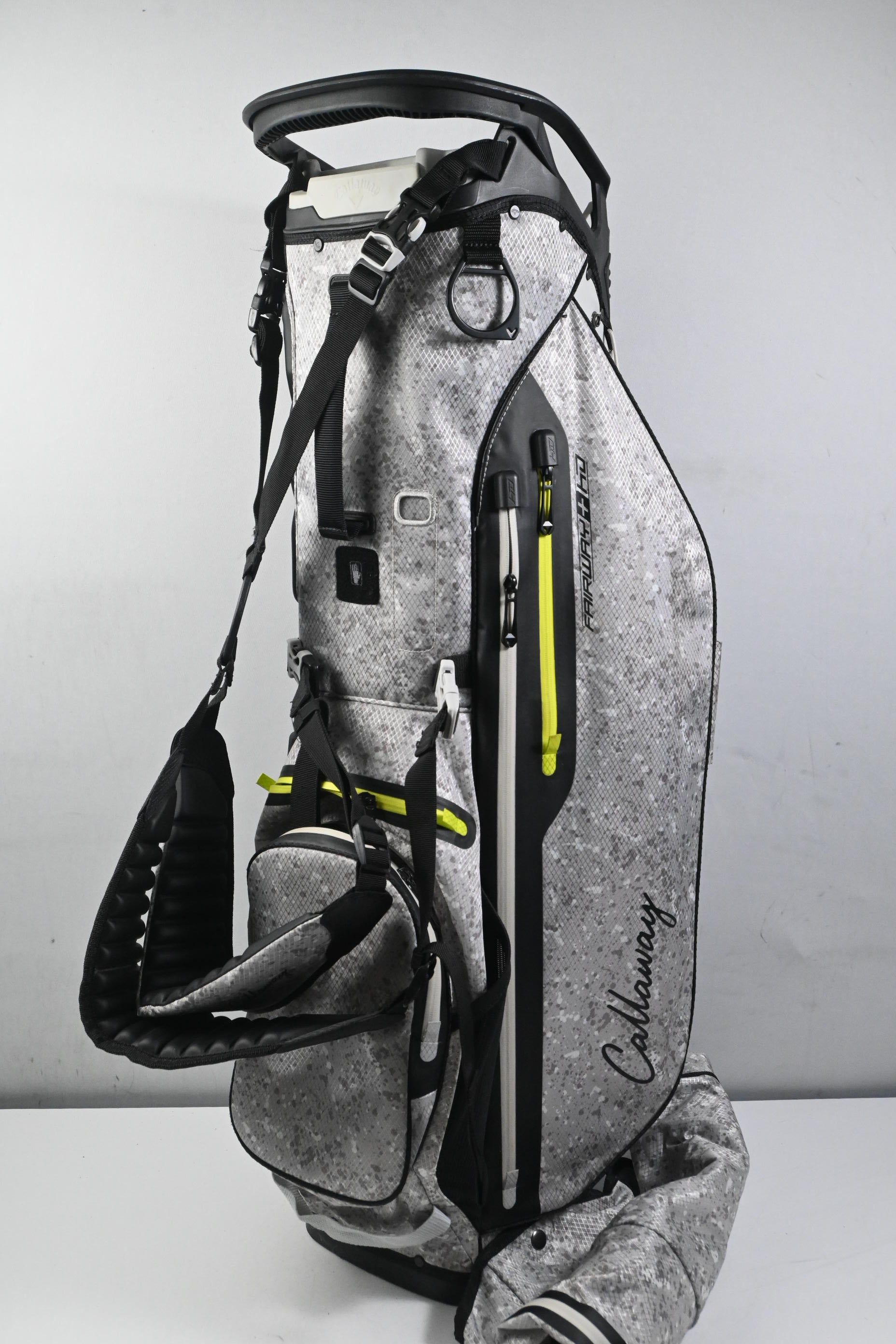 Callaway Fairway+ HD Stand Bag / 5-Way Divider / Silver & Neon
