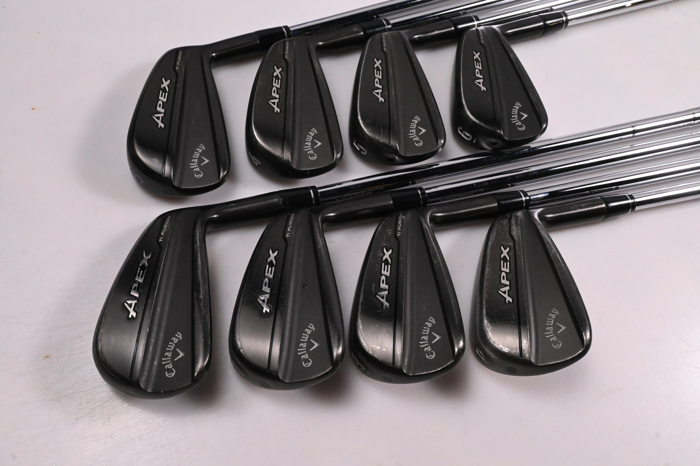 Callaway Apex Ti Fusion Irons / 3-PW / Stiff Flex Dynamic Gold 120 S400 Shafts
