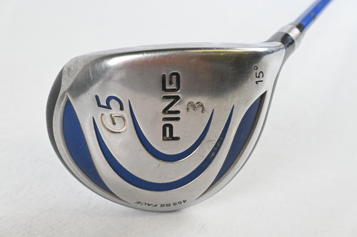Ping G5 #3 Wood / 15 Degree / Regular Flex Grafalloy ProLaunch Blue 75