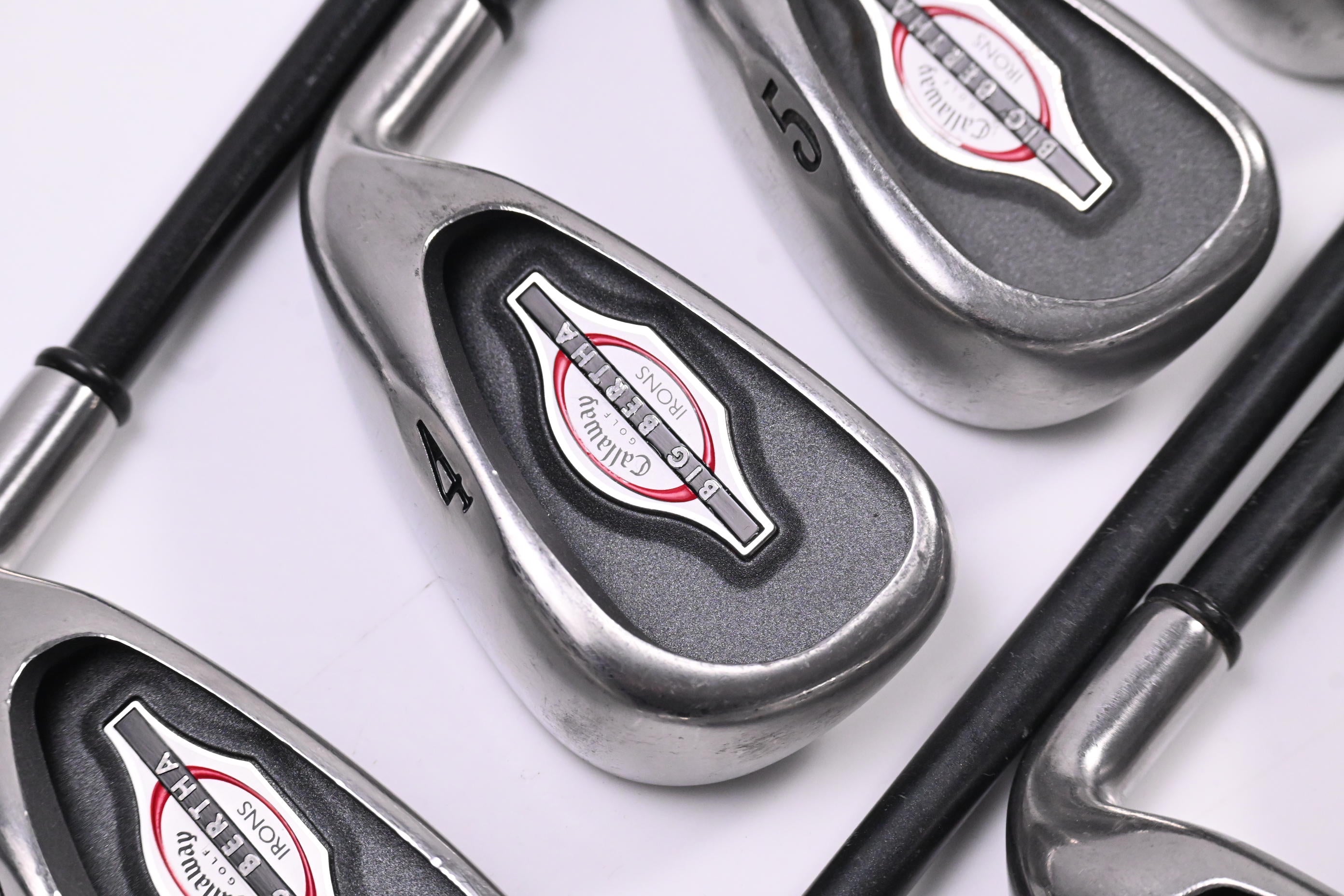Callaway Big Bertha 2002 Irons / 4-PW+SW / Regular Flex Callaway RCH 75 Shafts
