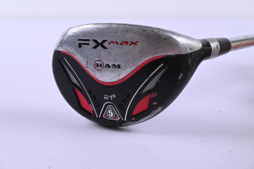 RAM FX Max #5 Hybrid / 21 Degree / Regular Flex Ram Steel Shaft
