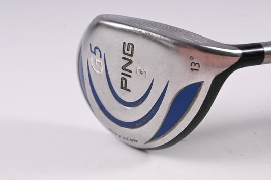 Ping G5 #3 Wood / 13 Degree / Stiff Flex Grafalloy Blue Shaft