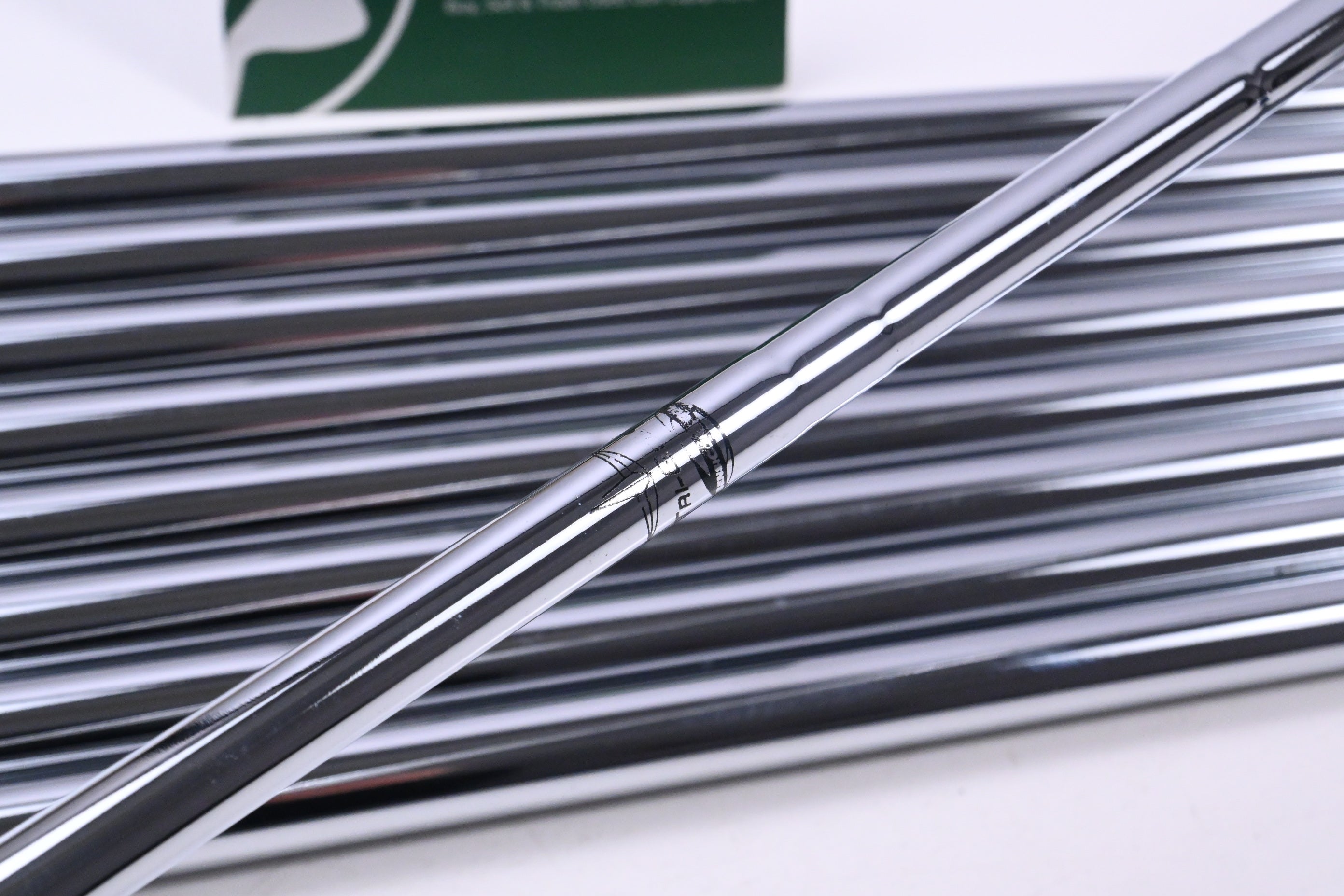 True Temper Tri-Gold X100 Iron Shafts / X-Flex / Set of 9 / .370" Parallel Tips