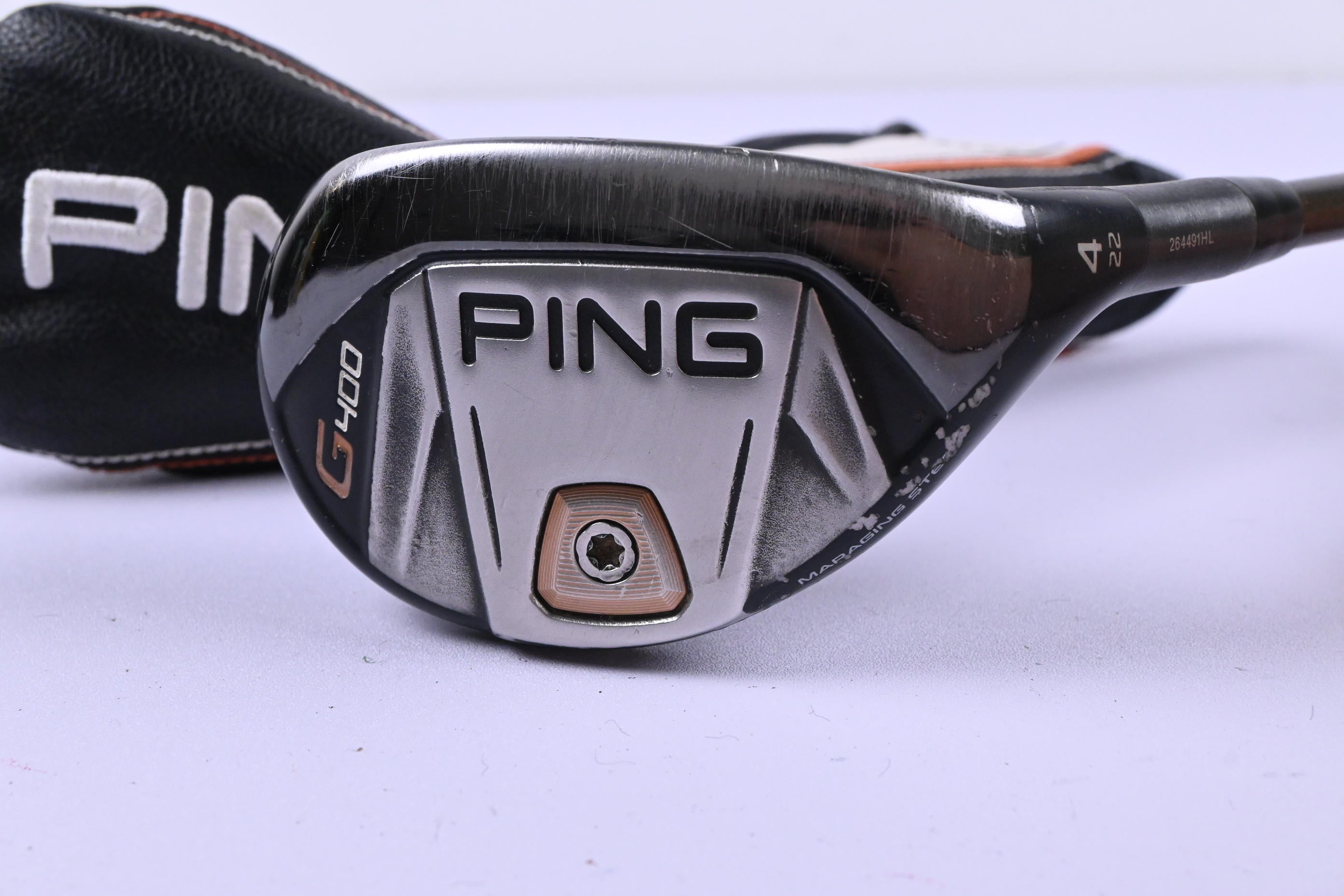 Ping G400 #4 Hybrid / 22 Degree / Regular Flex Ping Alta CB 70 Shaft