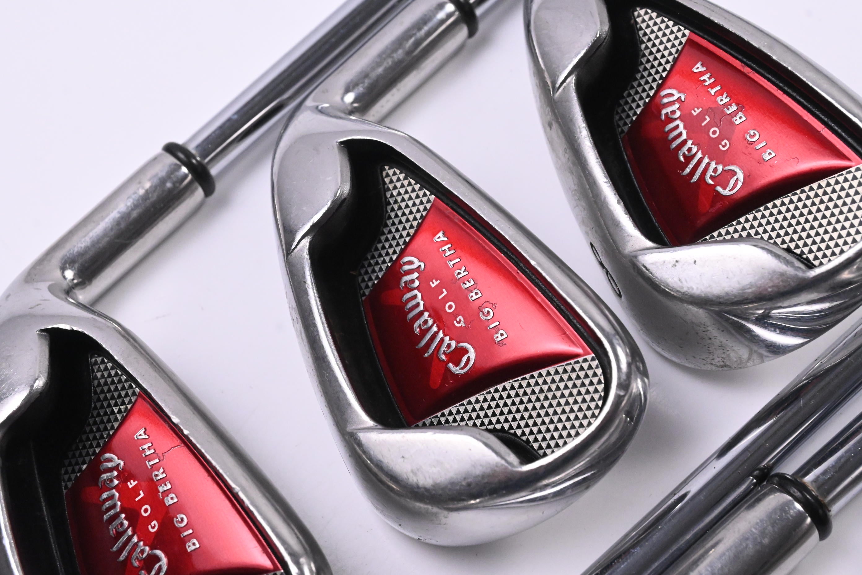 Callaway Big Bertha 2008 Irons / 6-PW+SW / Stiff Flex Callaway Big Bertha Shafts