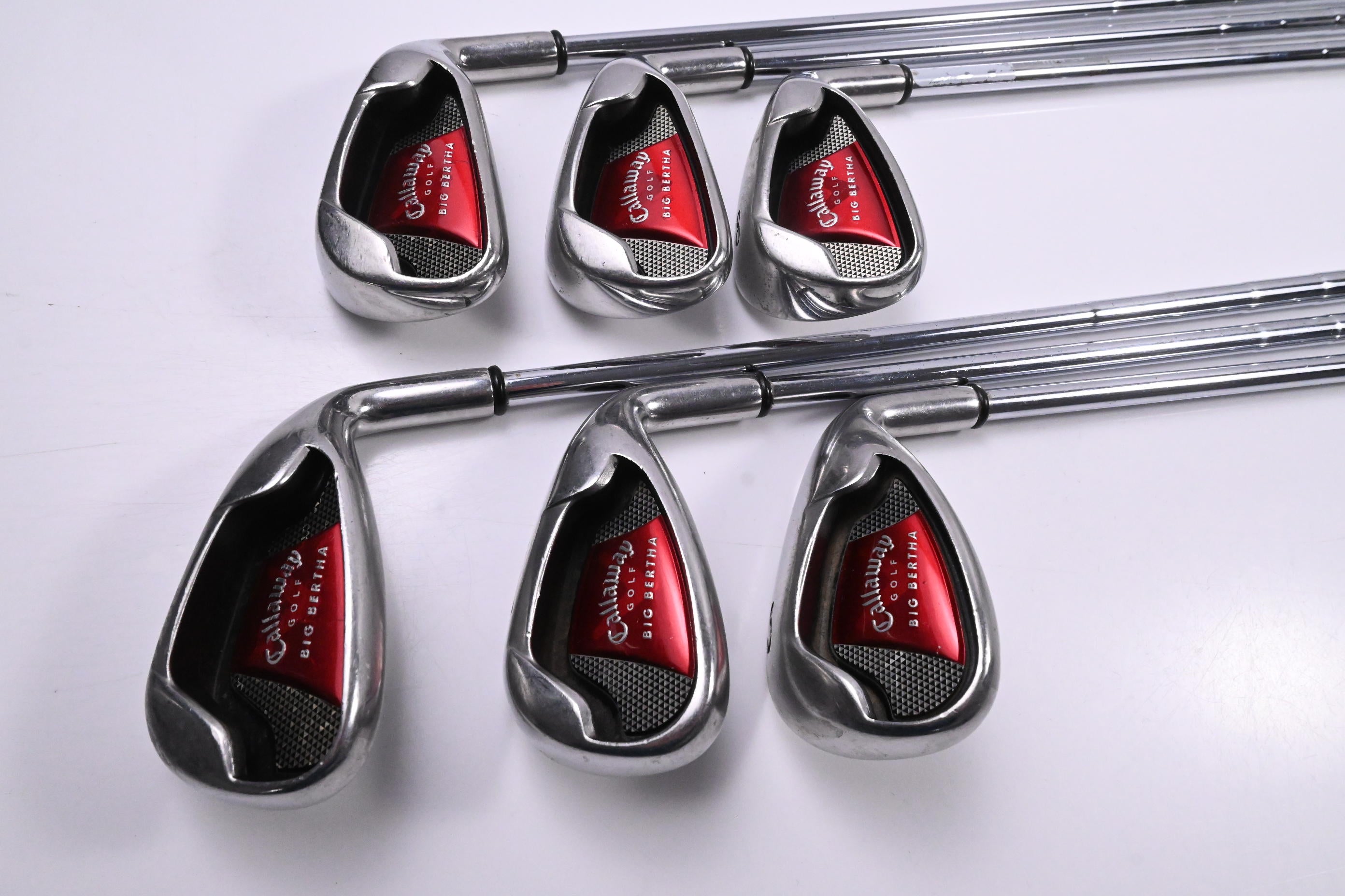 Callaway Big Bertha 2008 Irons / 6-PW+SW / Stiff Flex Callaway Big Bertha Shafts