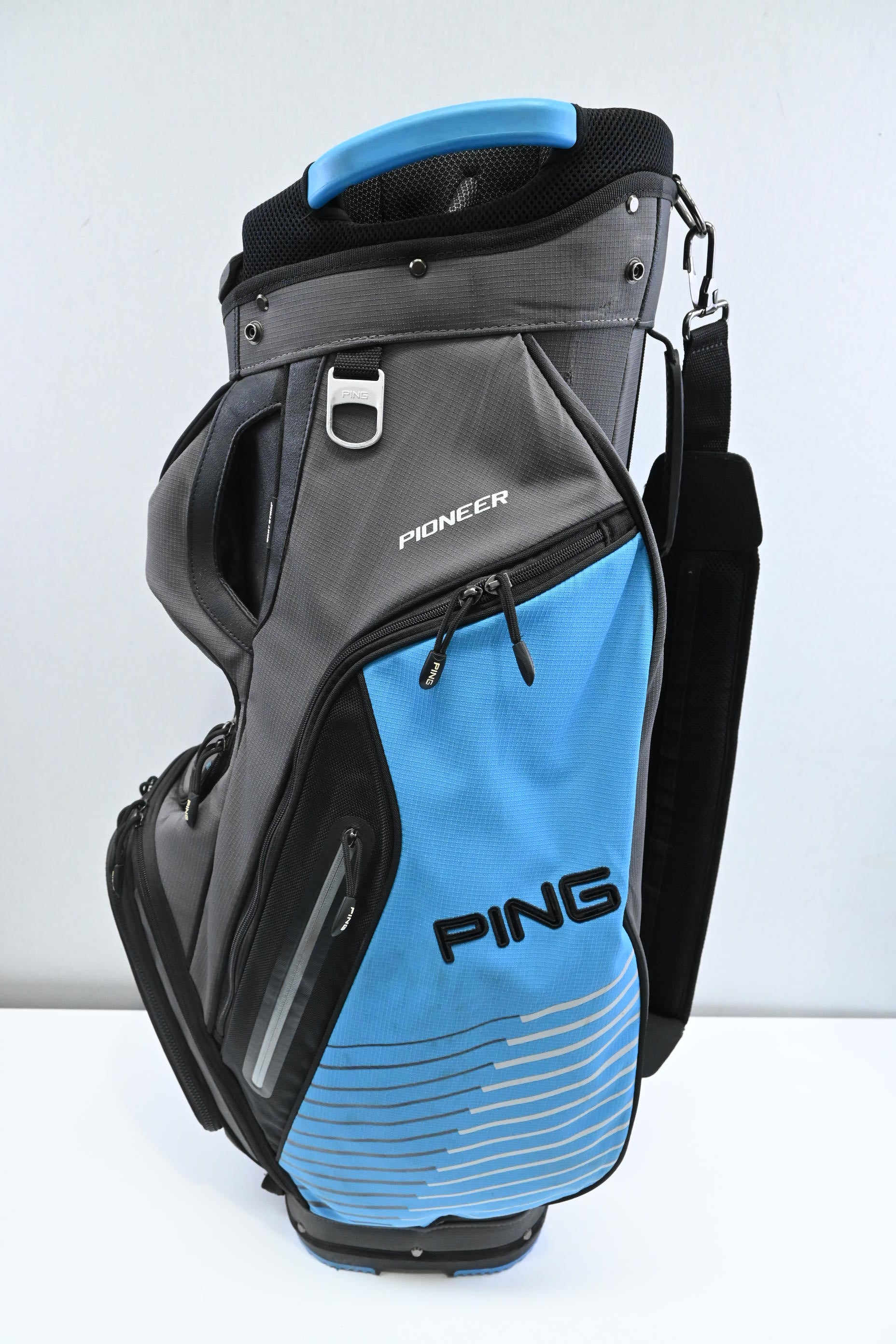 Ping Pioneer Cart Bag / 14-Way Divider / Blue, Black