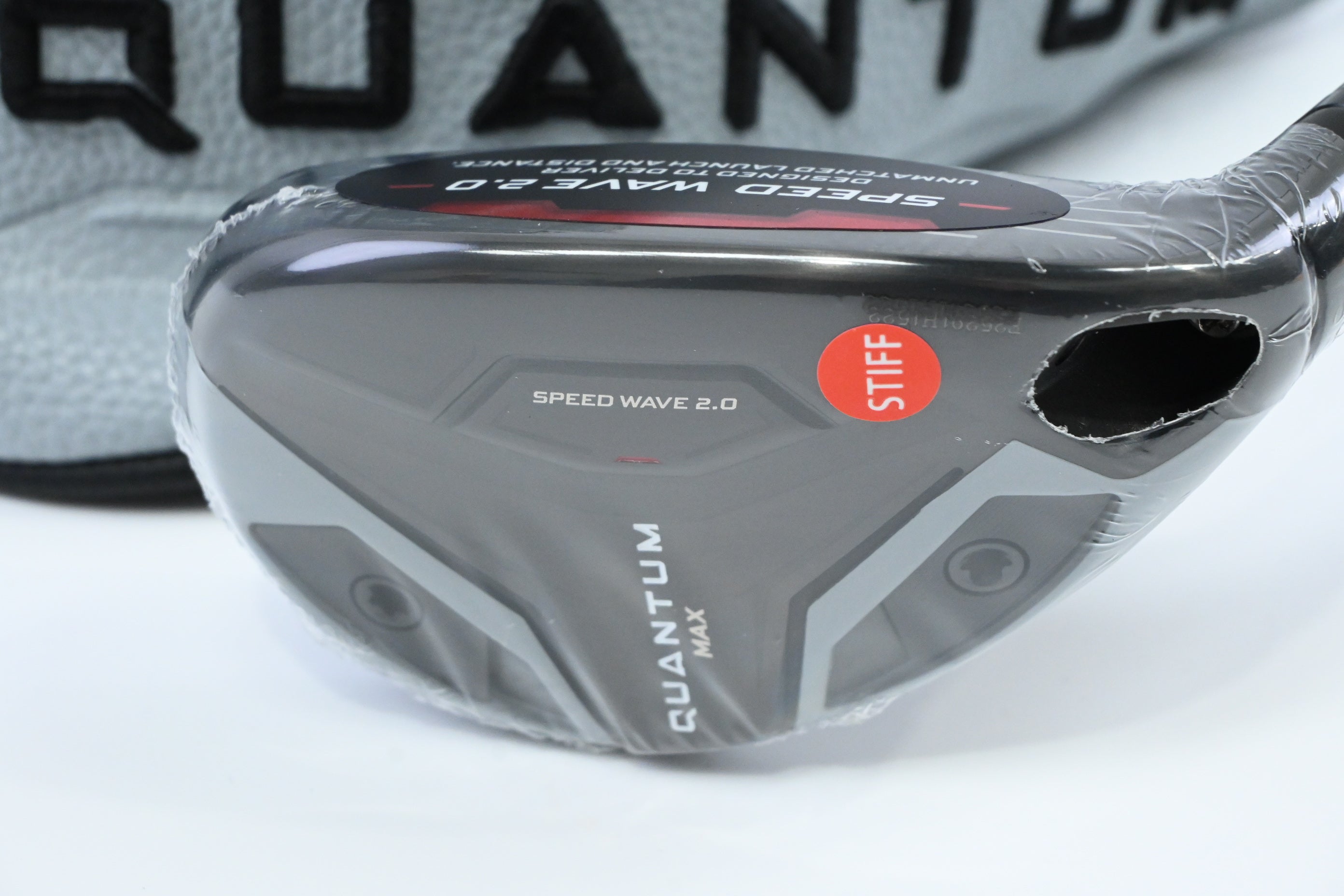 Callaway Quantum Max #3 Hybrid / 19 Degree / Stiff Flex Denali Frost Silver 70